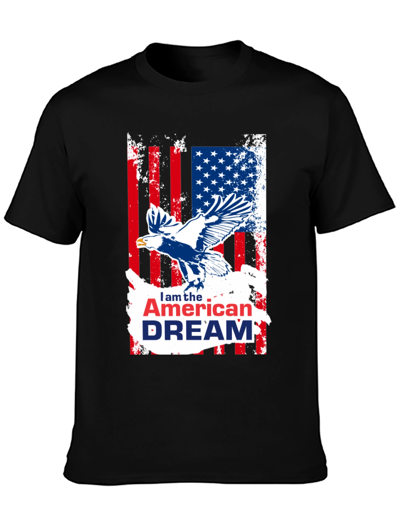 American Dream Eagle Graphic T-Shirt Patriotic USA Pride