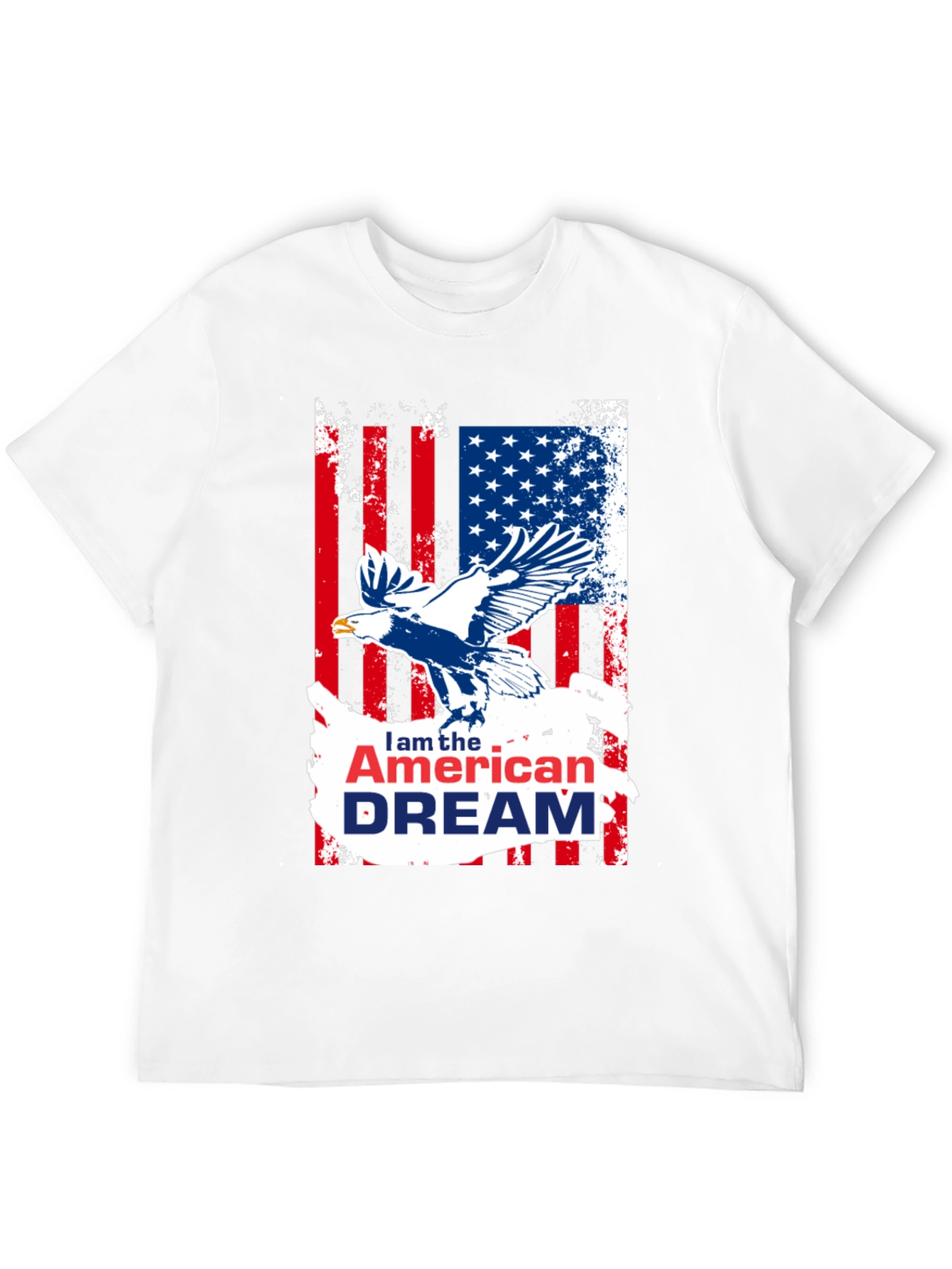 American Dream Eagle Graphic T-Shirt Patriotic USA Pride
