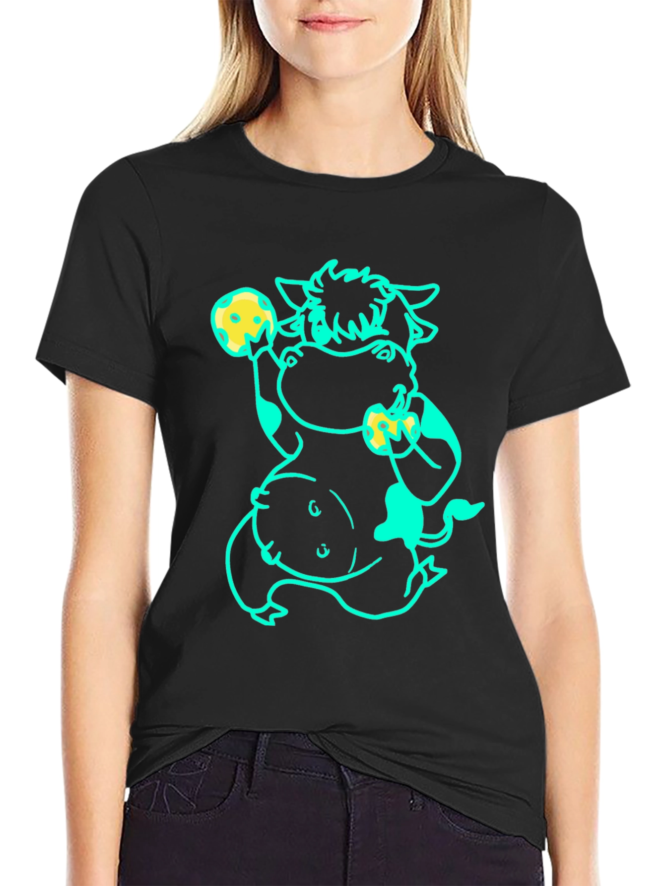 Humorous Cow Cheese Lover T-Shirt