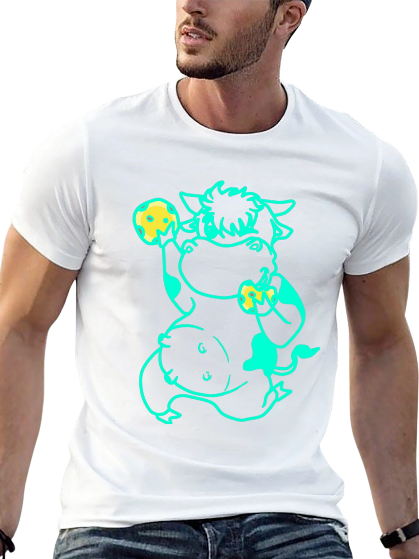 Humorous Cow Cheese Lover T-Shirt