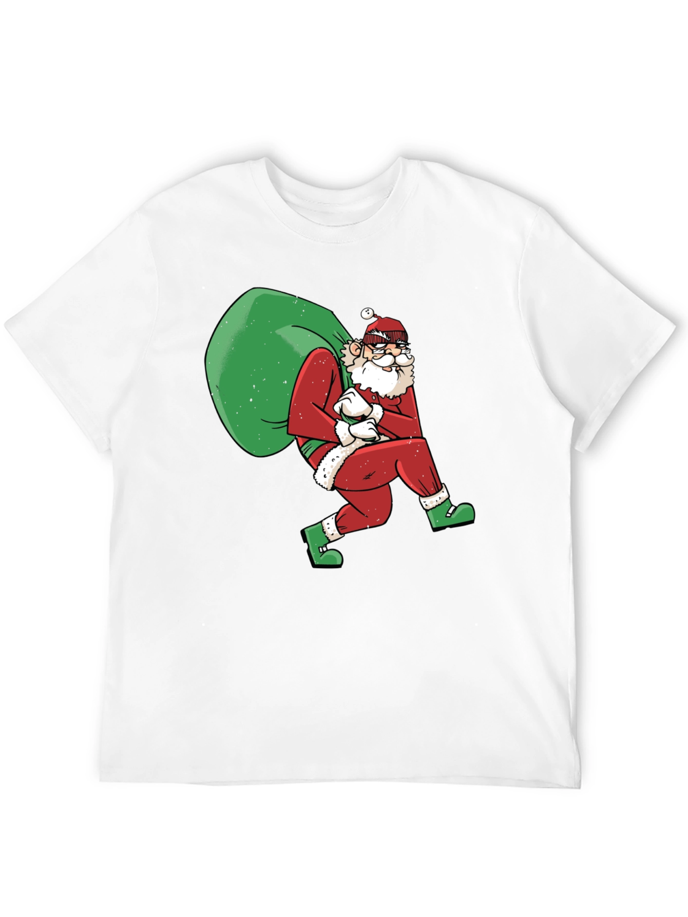 Santa Thief Graphic Tee - Holiday Humor