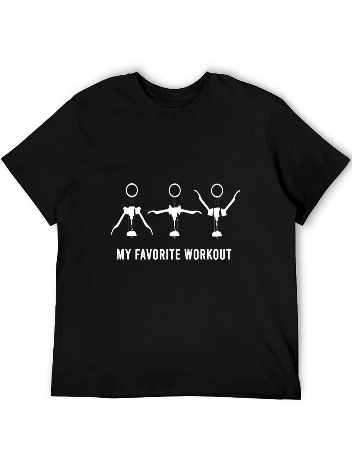Workout Wine T-Shirt Fun Novelty Tee