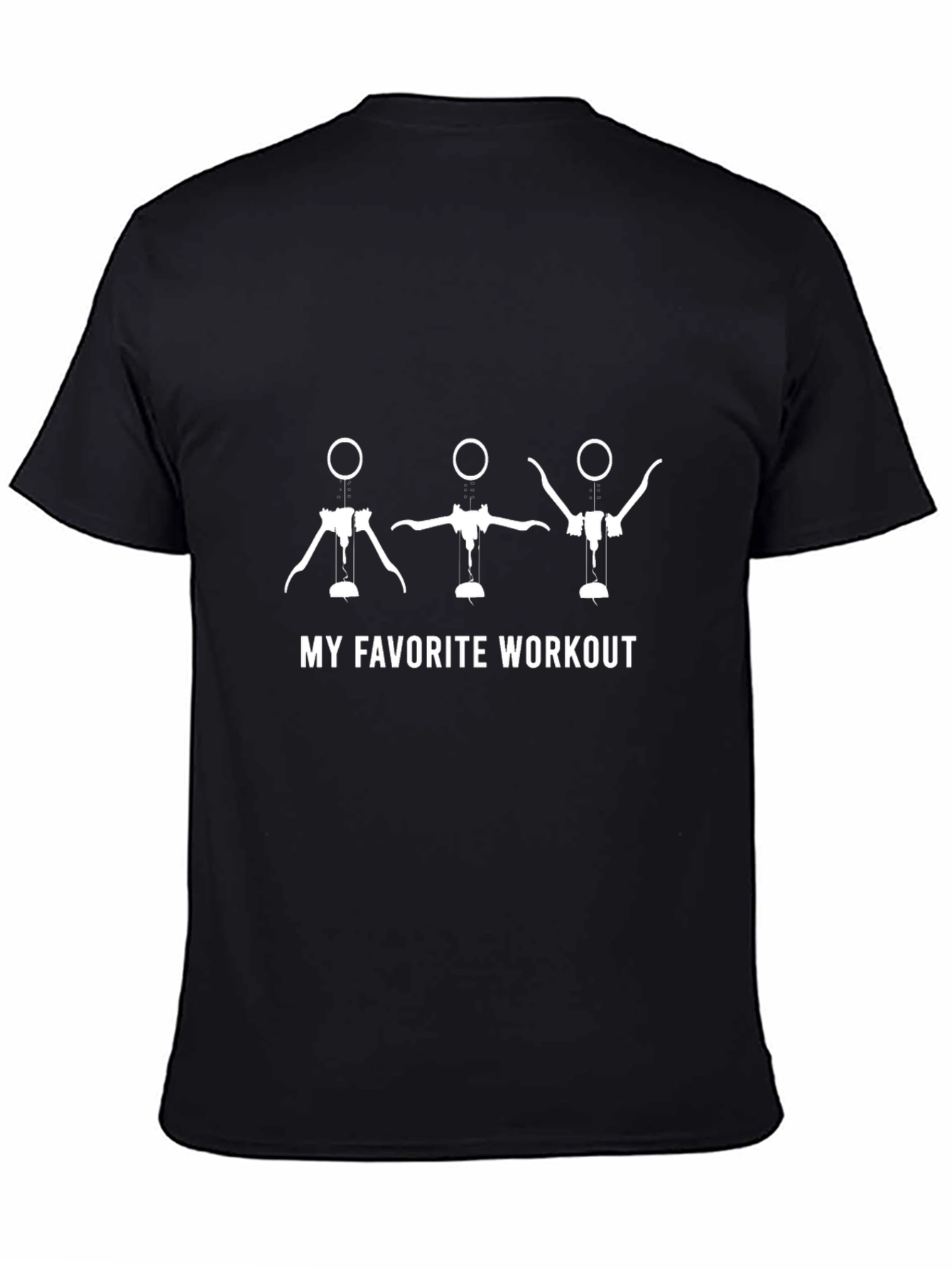 Workout Wine T-Shirt Fun Novelty Tee