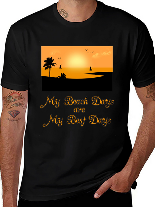 Beach Days T-Shirt - Relaxed Comfort Stylish Design