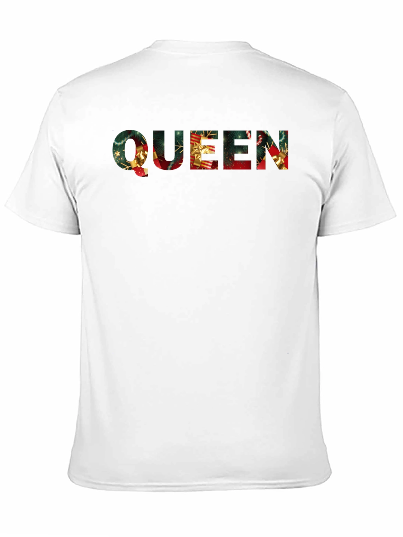 Festive Christmas Queen Graphic Tee - Holiday Apparel