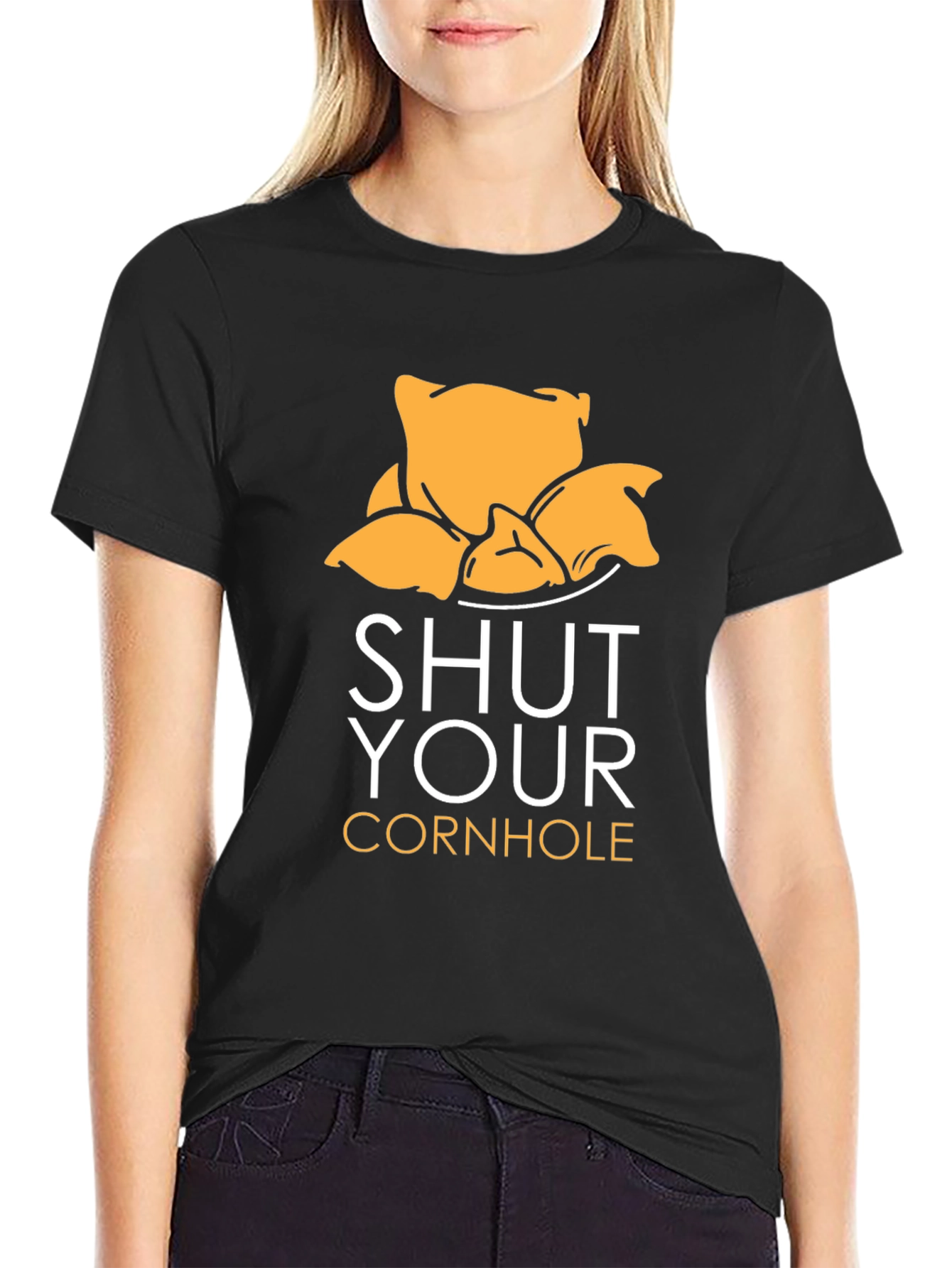 Shut Your Cornhole Graphic T-Shirt