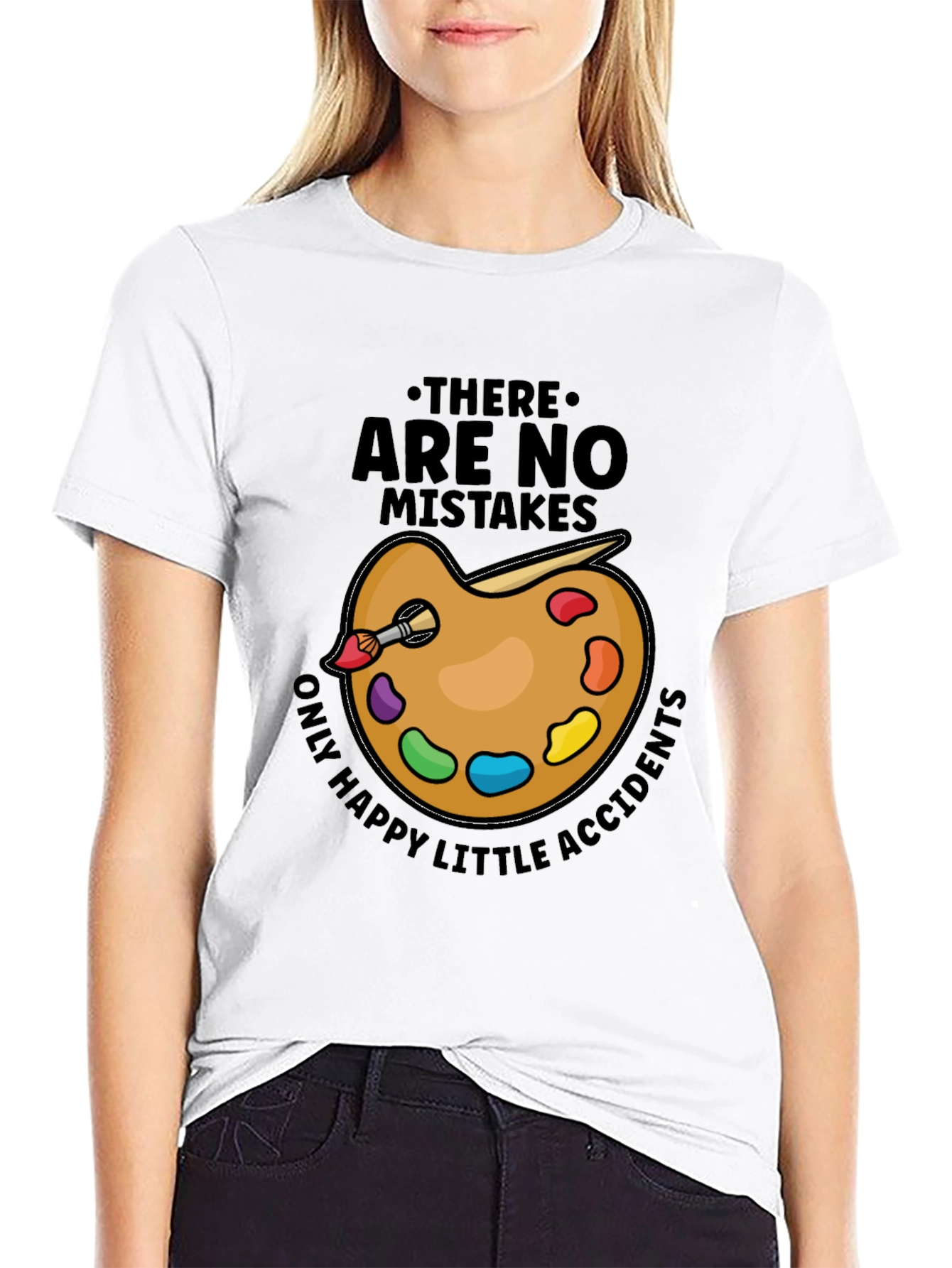 Artist Palette T-Shirt - Happy Accidents Design