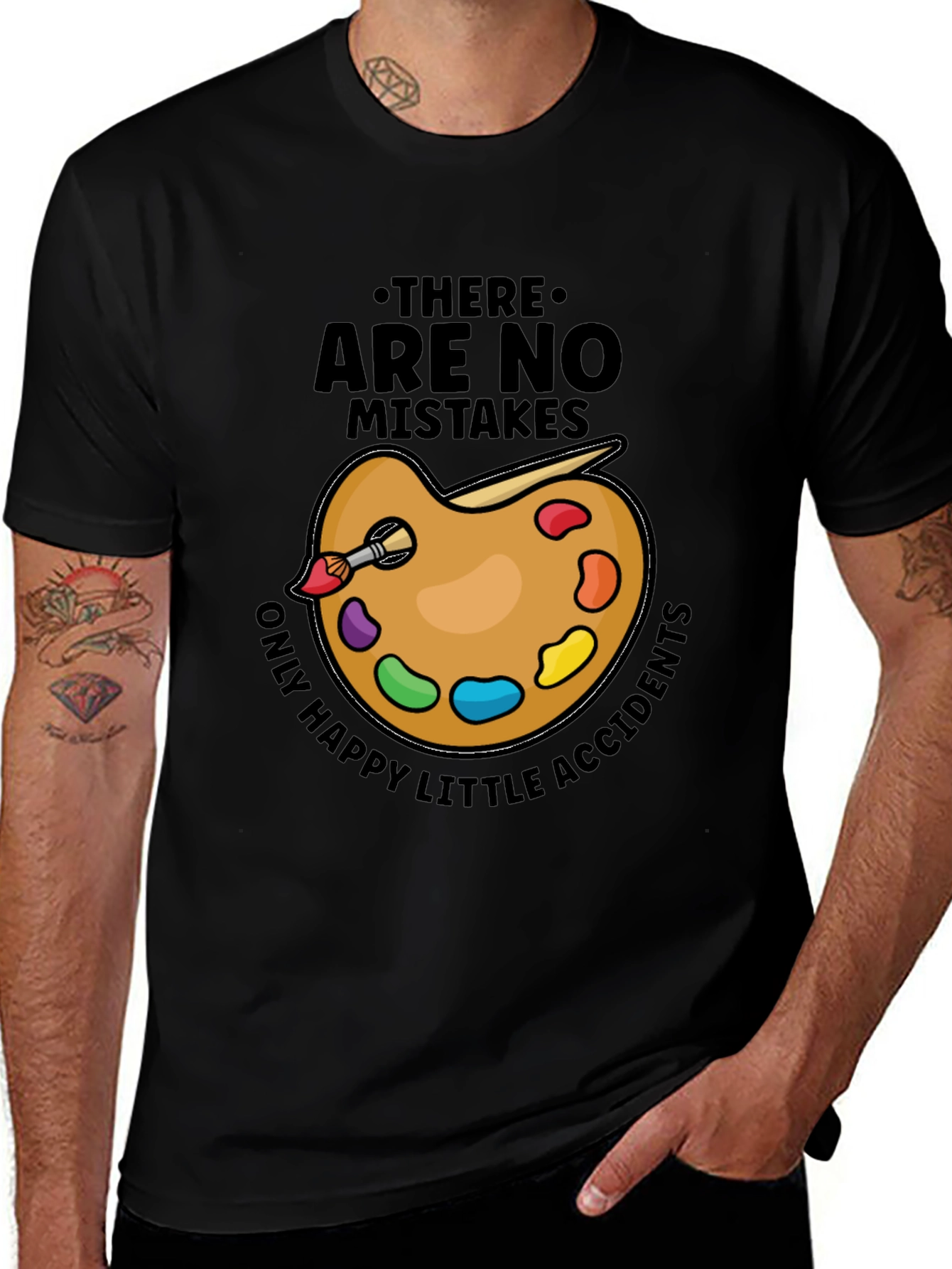 Artist Palette T-Shirt - Happy Accidents Design
