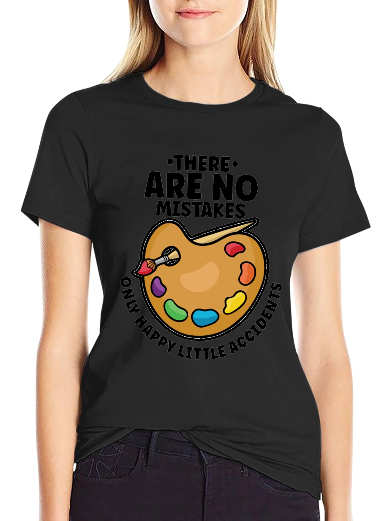 Artist Palette T-Shirt - Happy Accidents Design