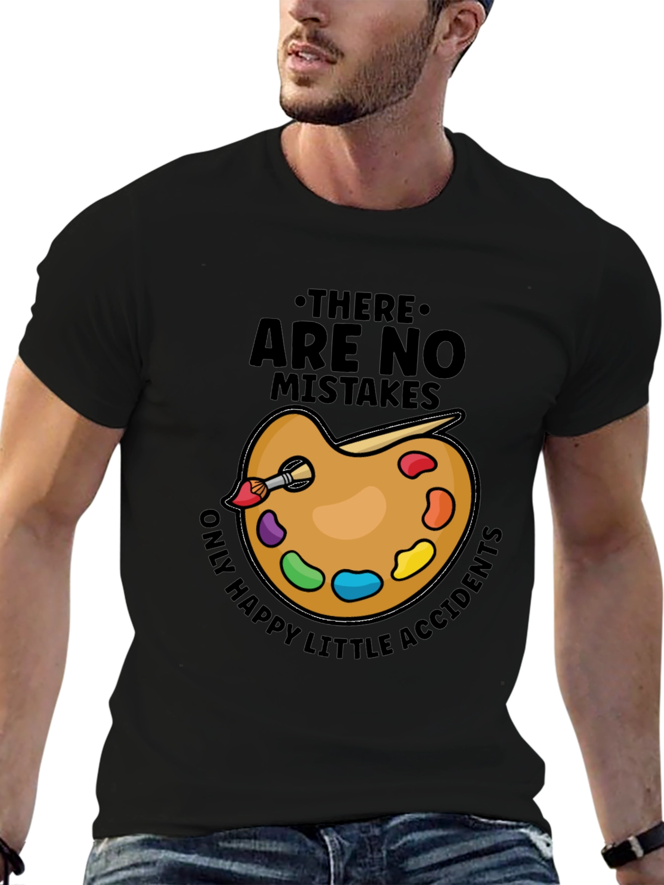 Artist Palette T-Shirt - Happy Accidents Design