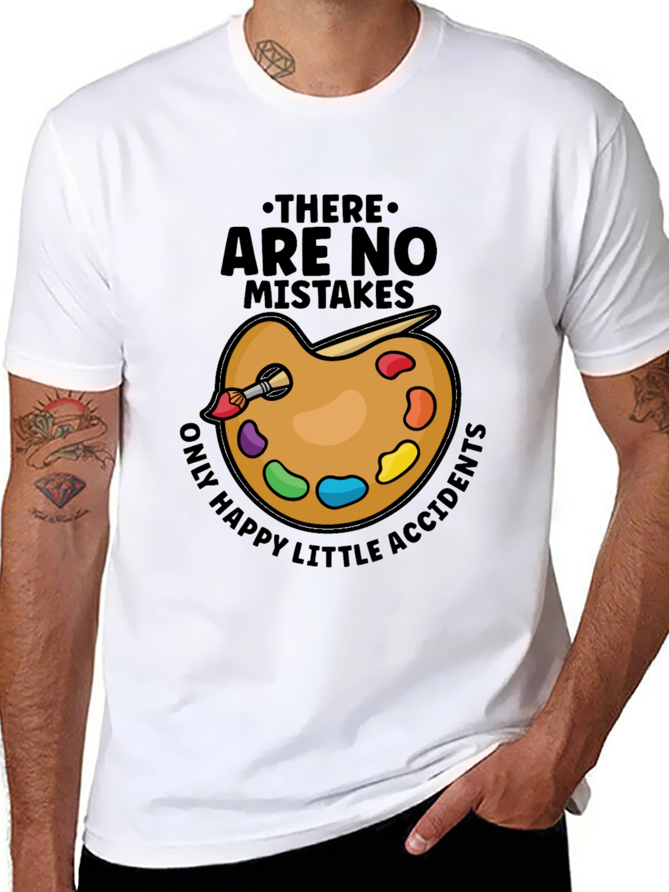 Artist Palette T-Shirt - Happy Accidents Design
