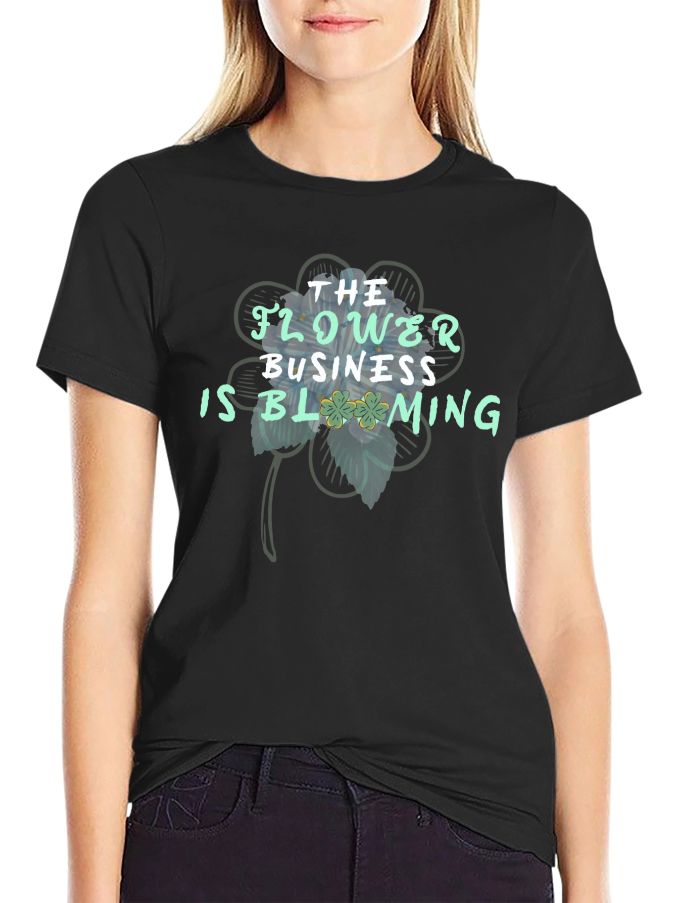 The Flower Business Blooming Graphic Tee