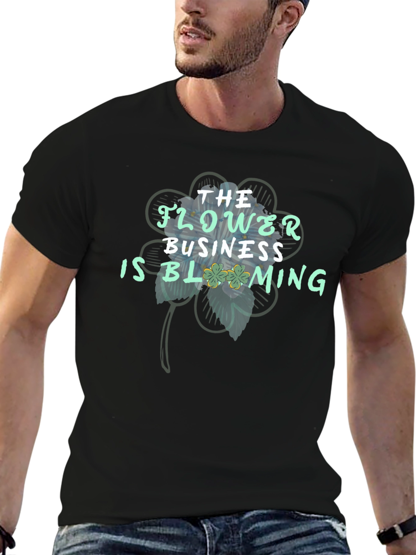 The Flower Business Blooming Graphic Tee