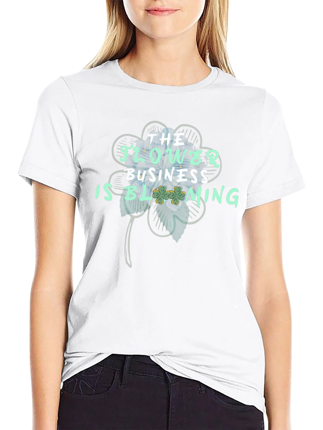 The Flower Business Blooming Graphic Tee