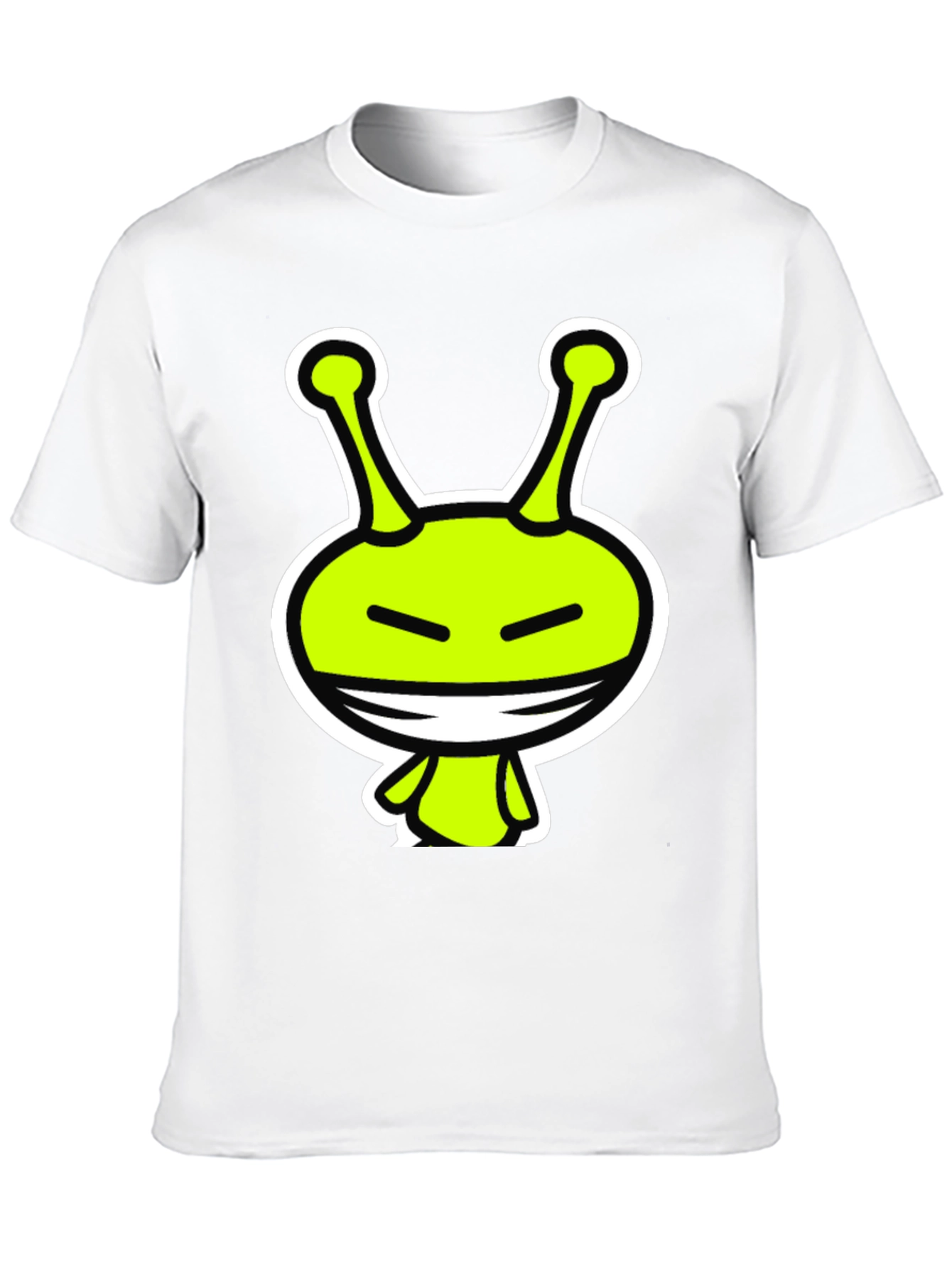 Alien Graphic Tee - Black Crewneck T-Shirt