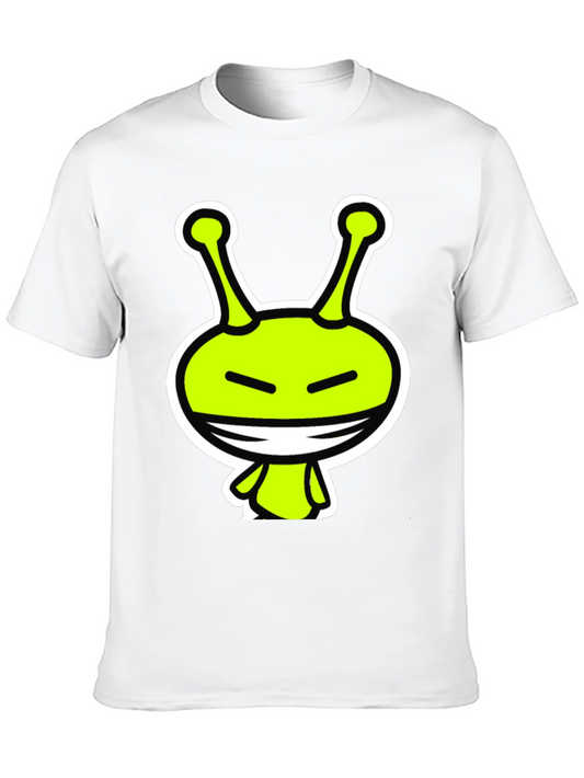 Alien Graphic Tee - Black Crewneck T-Shirt