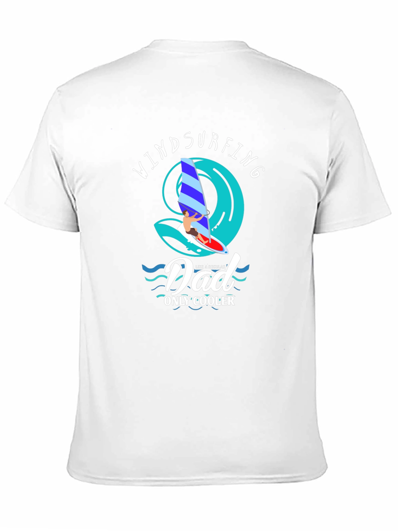 Windsurfing Dad T-Shirt - Cool Dad Tee