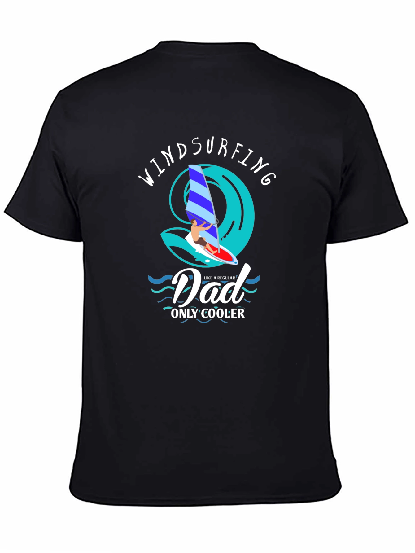 Windsurfing Dad T-Shirt - Cool Dad Tee