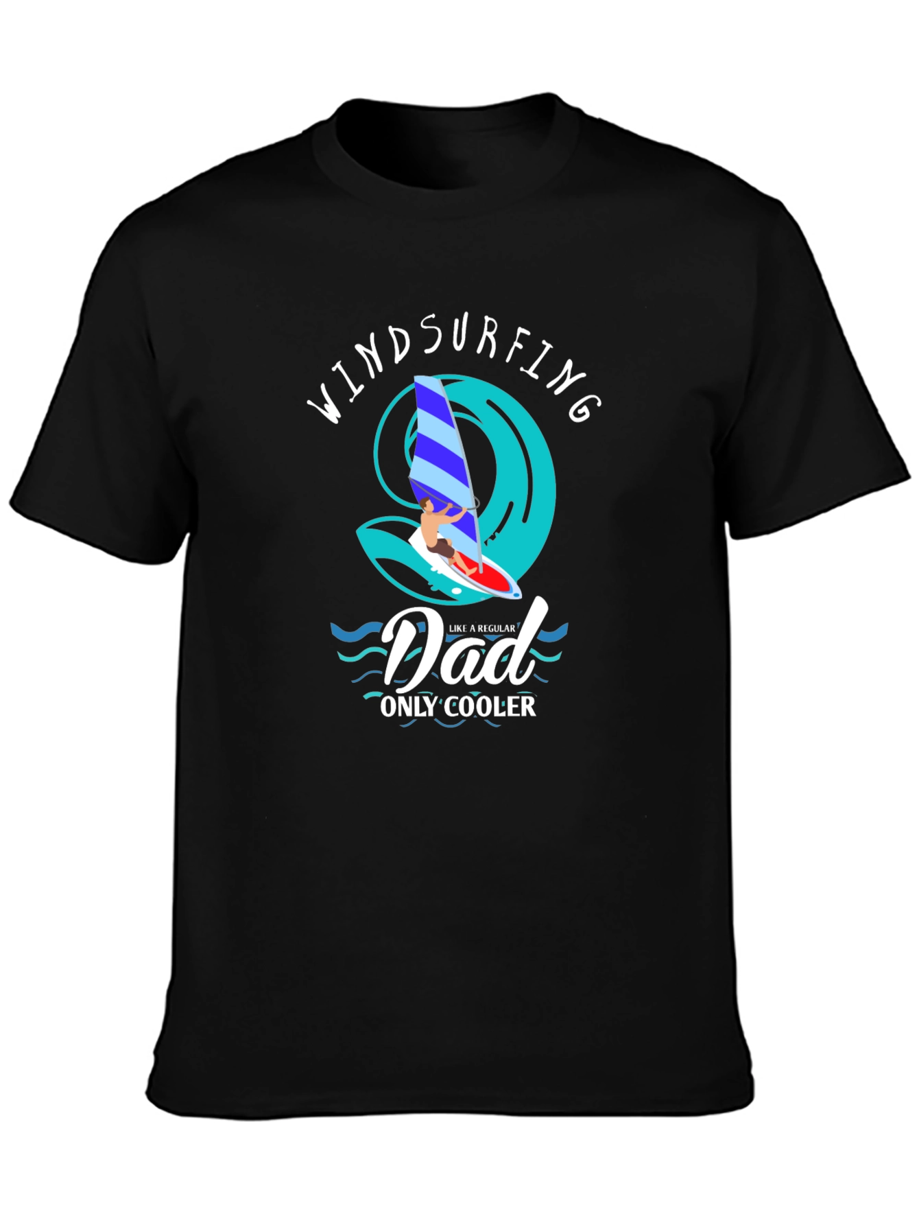 Windsurfing Dad T-Shirt - Cool Dad Tee