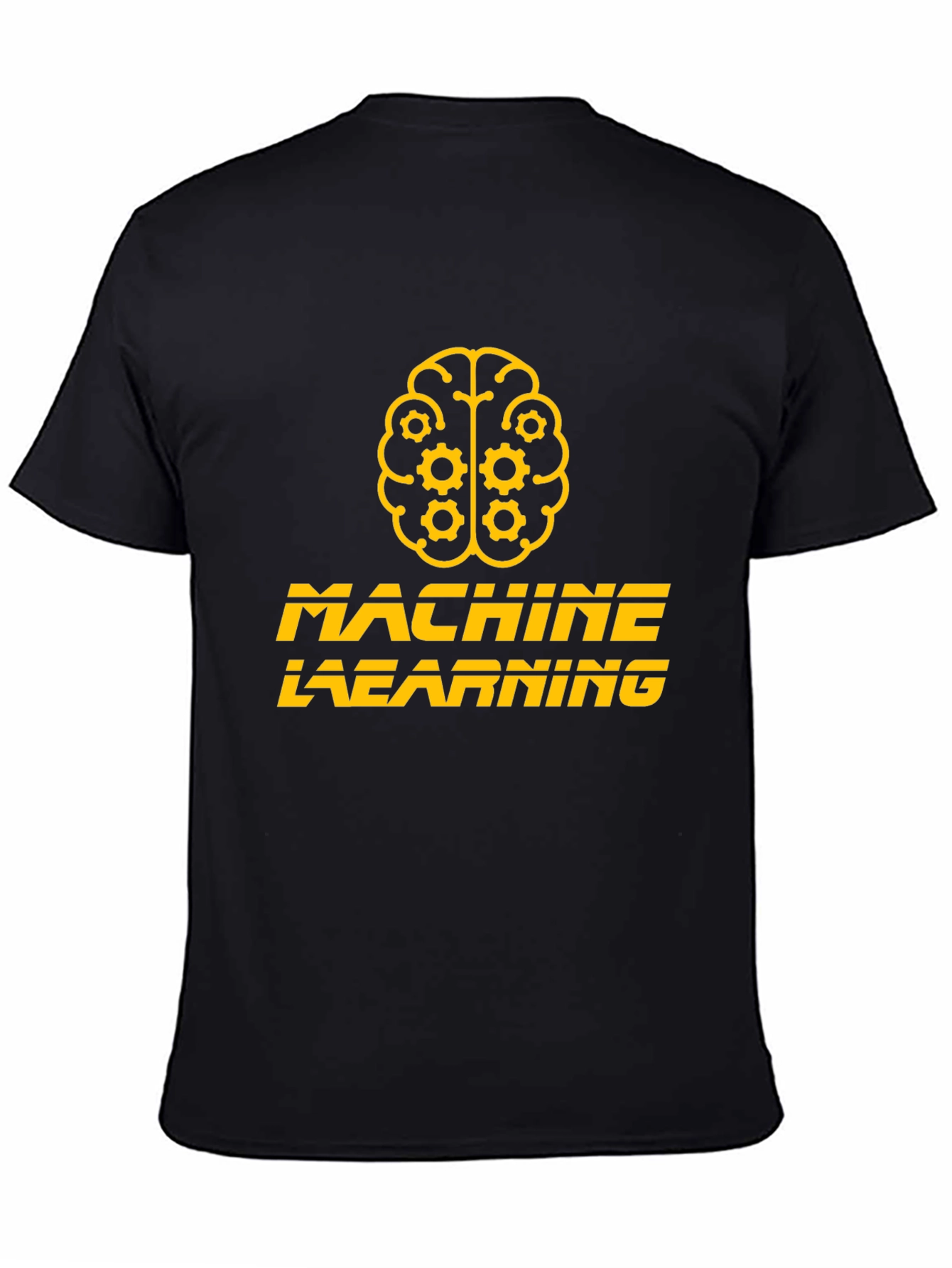 Machine Learning Brain T-Shirt - Black