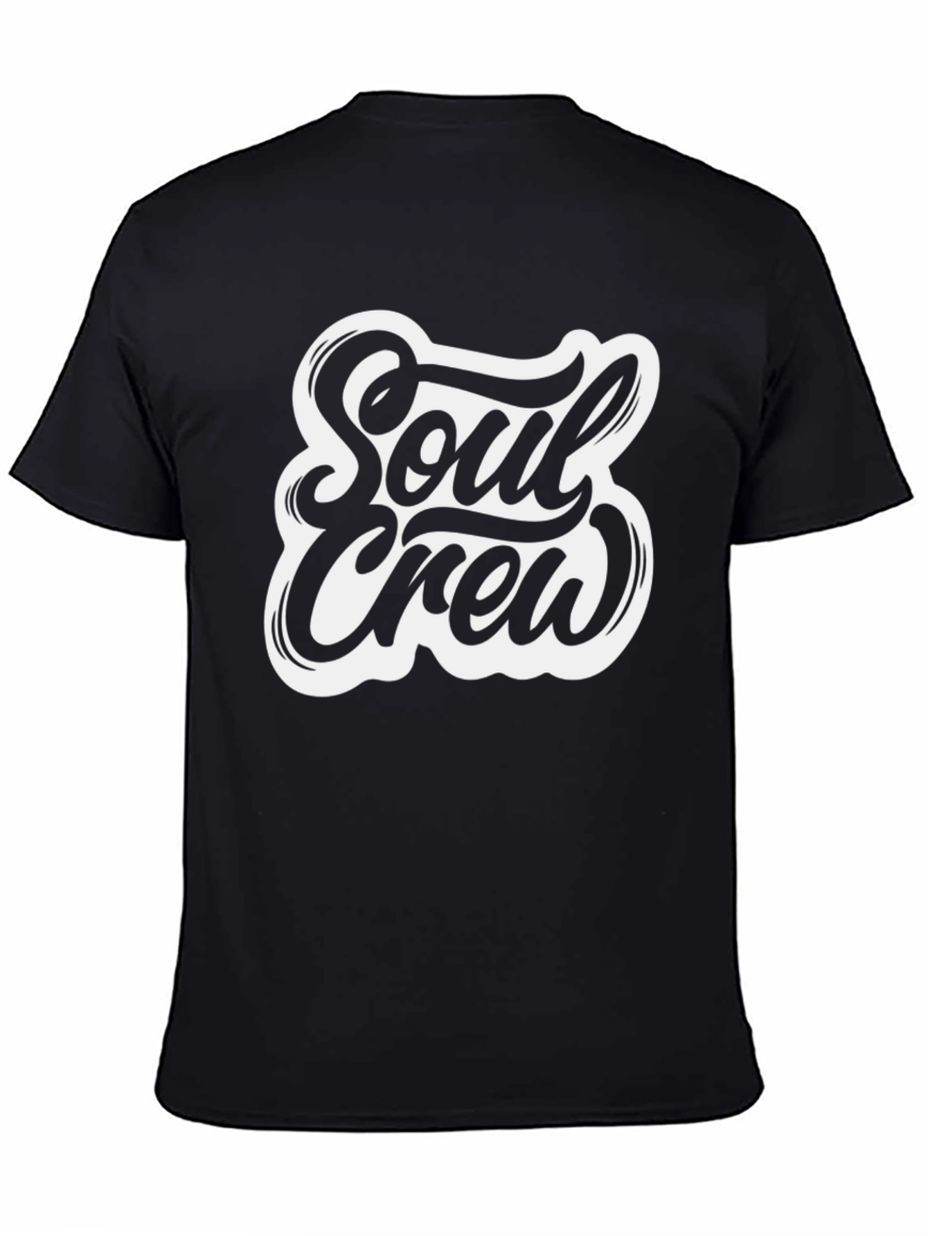 Soul Crew Graphic T-Shirt - Black Casual Tee