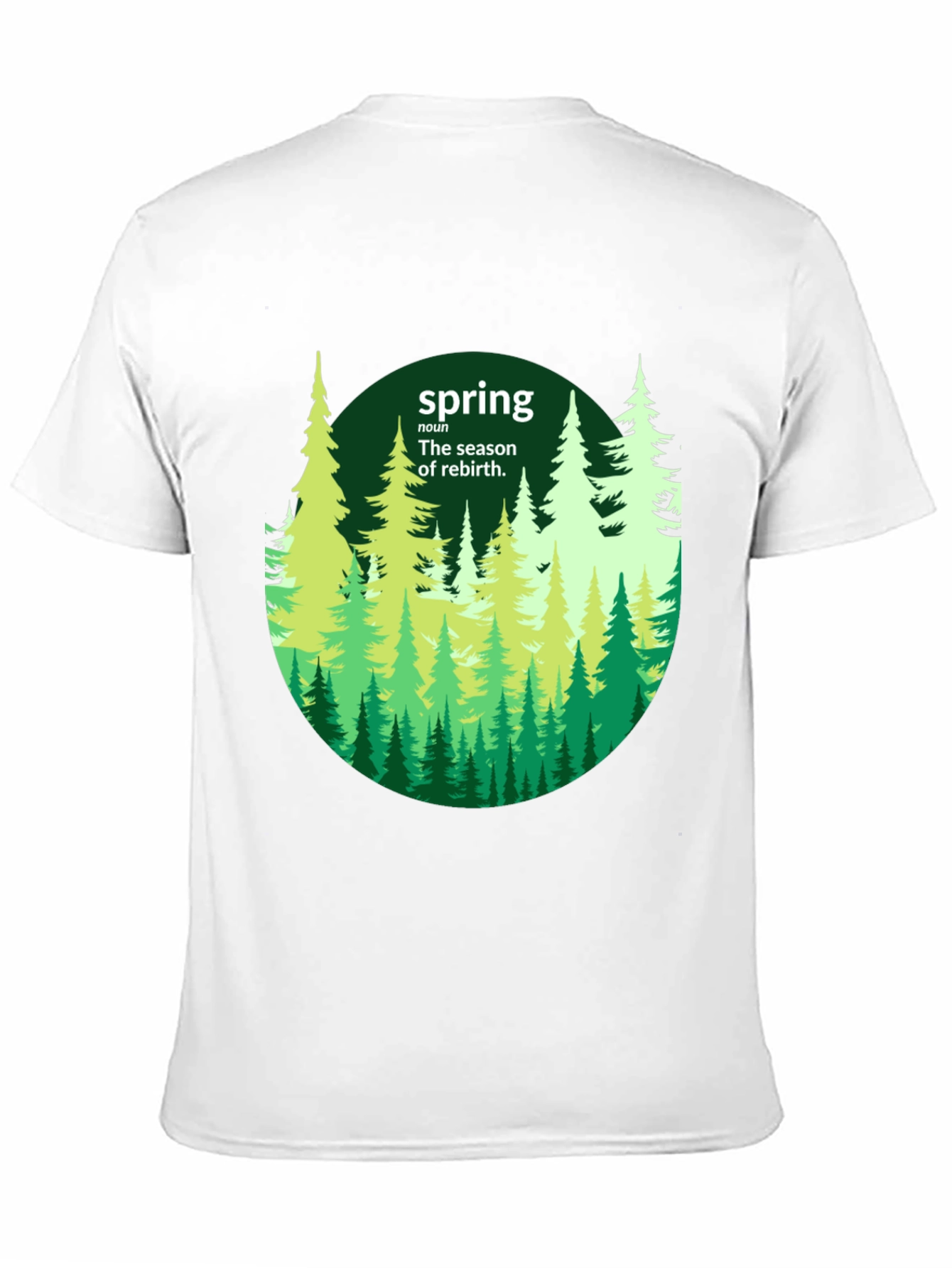 Spring Trees Graphic T-Shirt - Season of Rebirth