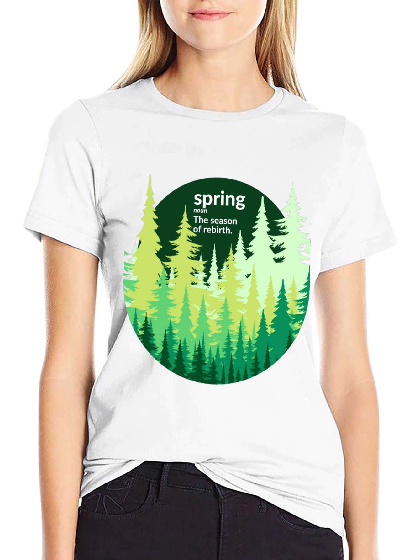 Spring Trees Graphic T-Shirt - Season of Rebirth