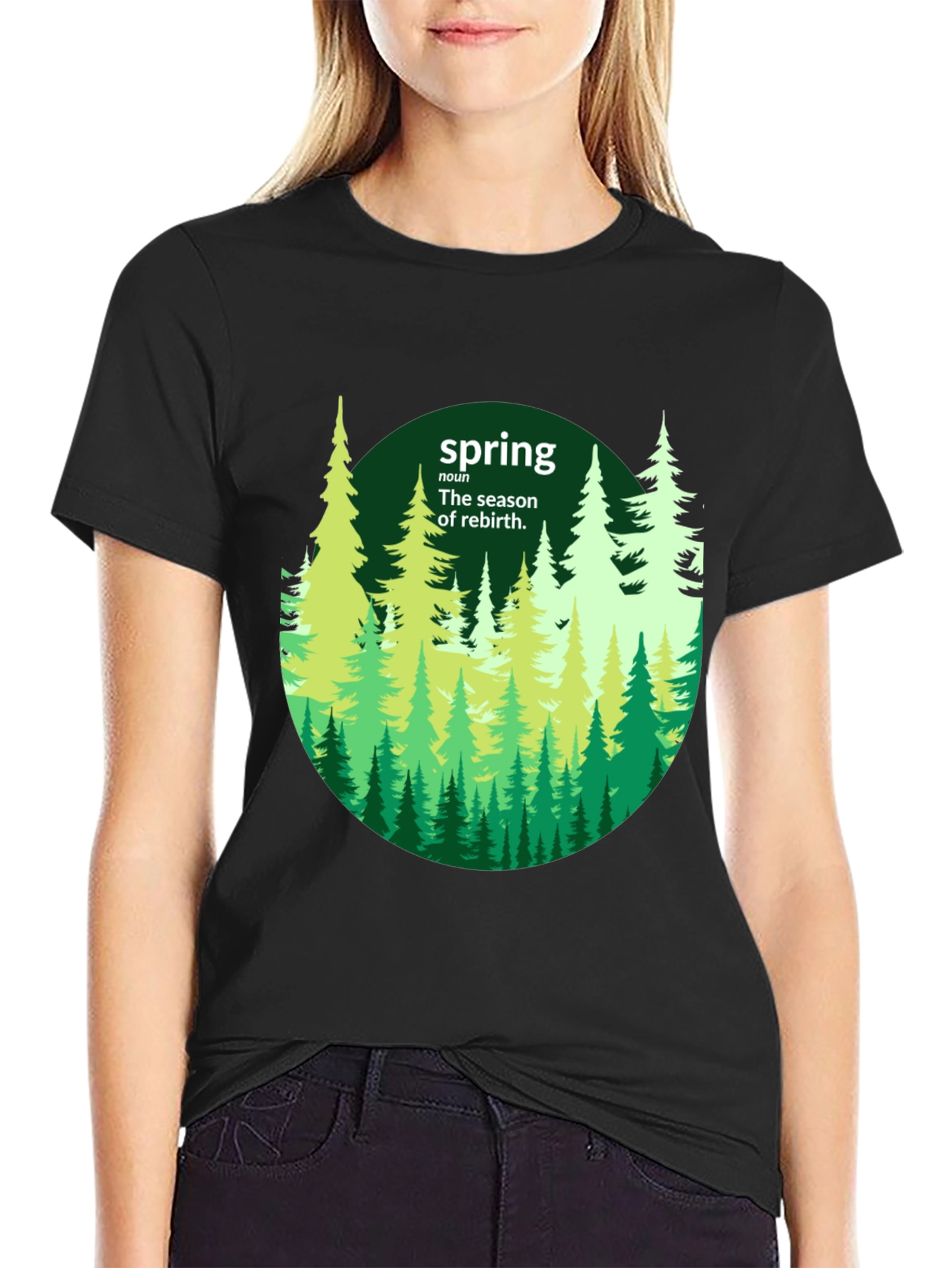 Spring Trees Graphic T-Shirt - Season of Rebirth