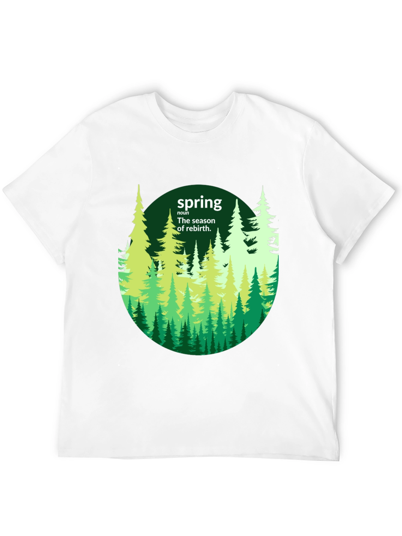 Spring Trees Graphic T-Shirt - Season of Rebirth