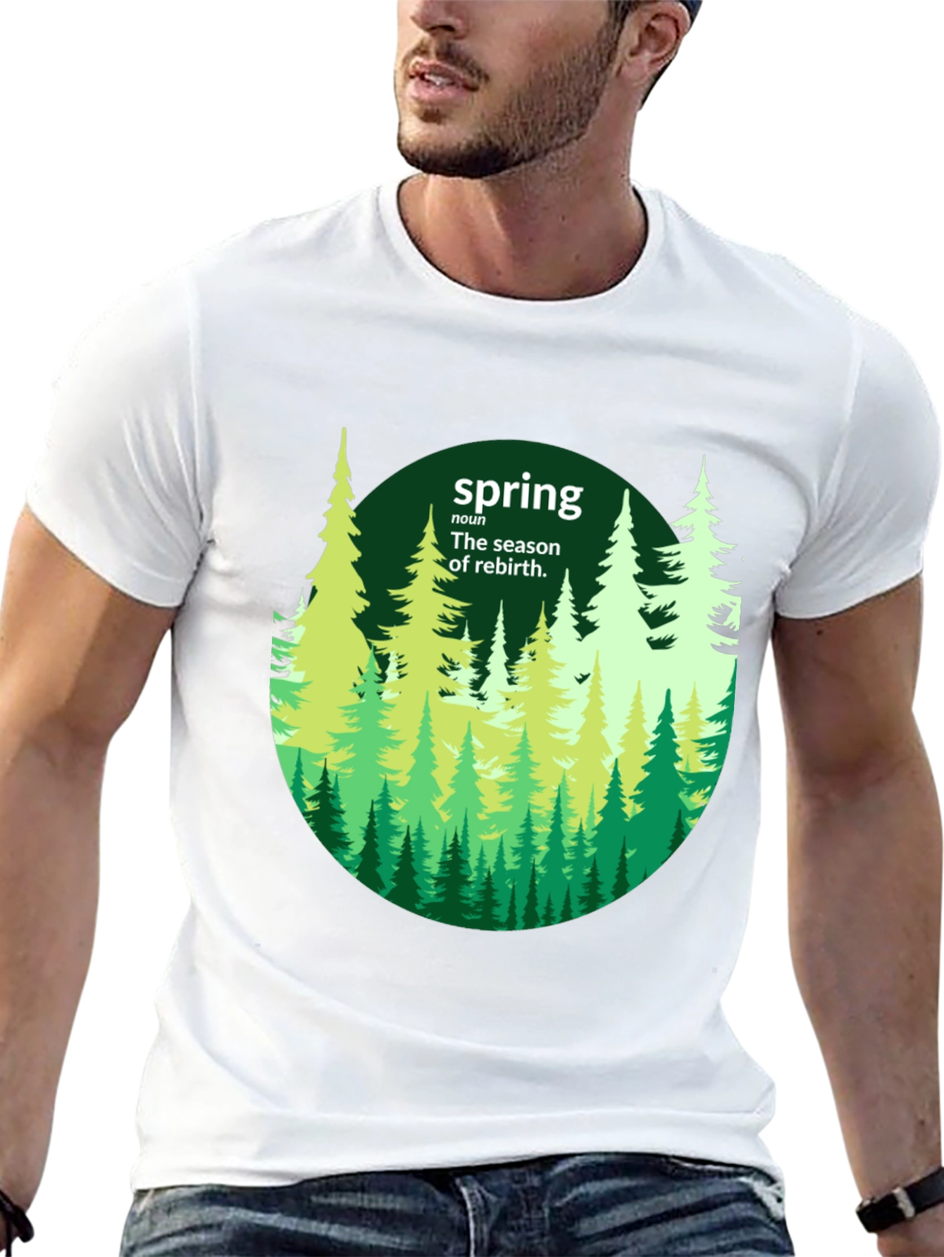Spring Trees Graphic T-Shirt - Season of Rebirth