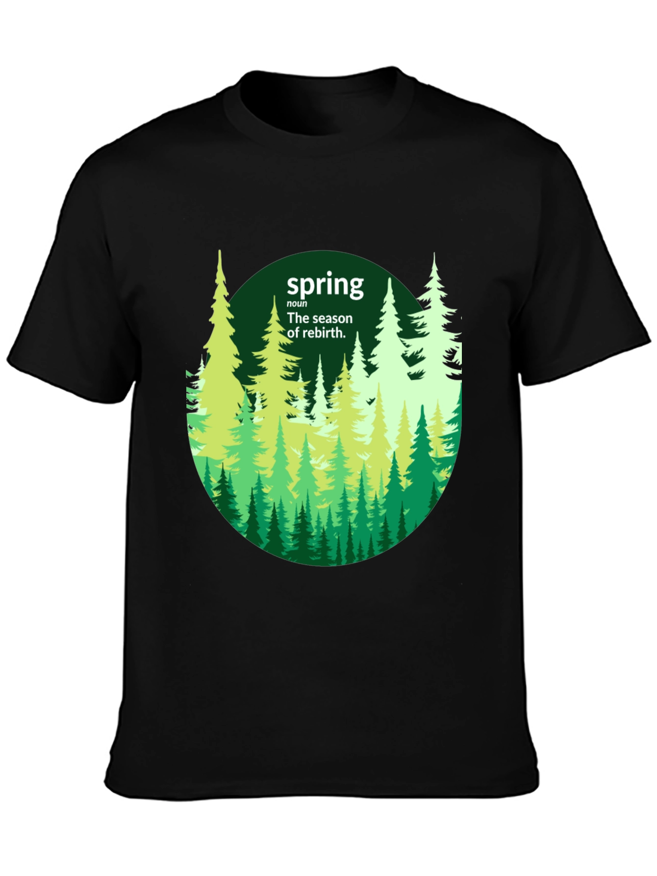 Spring Trees Graphic T-Shirt - Season of Rebirth