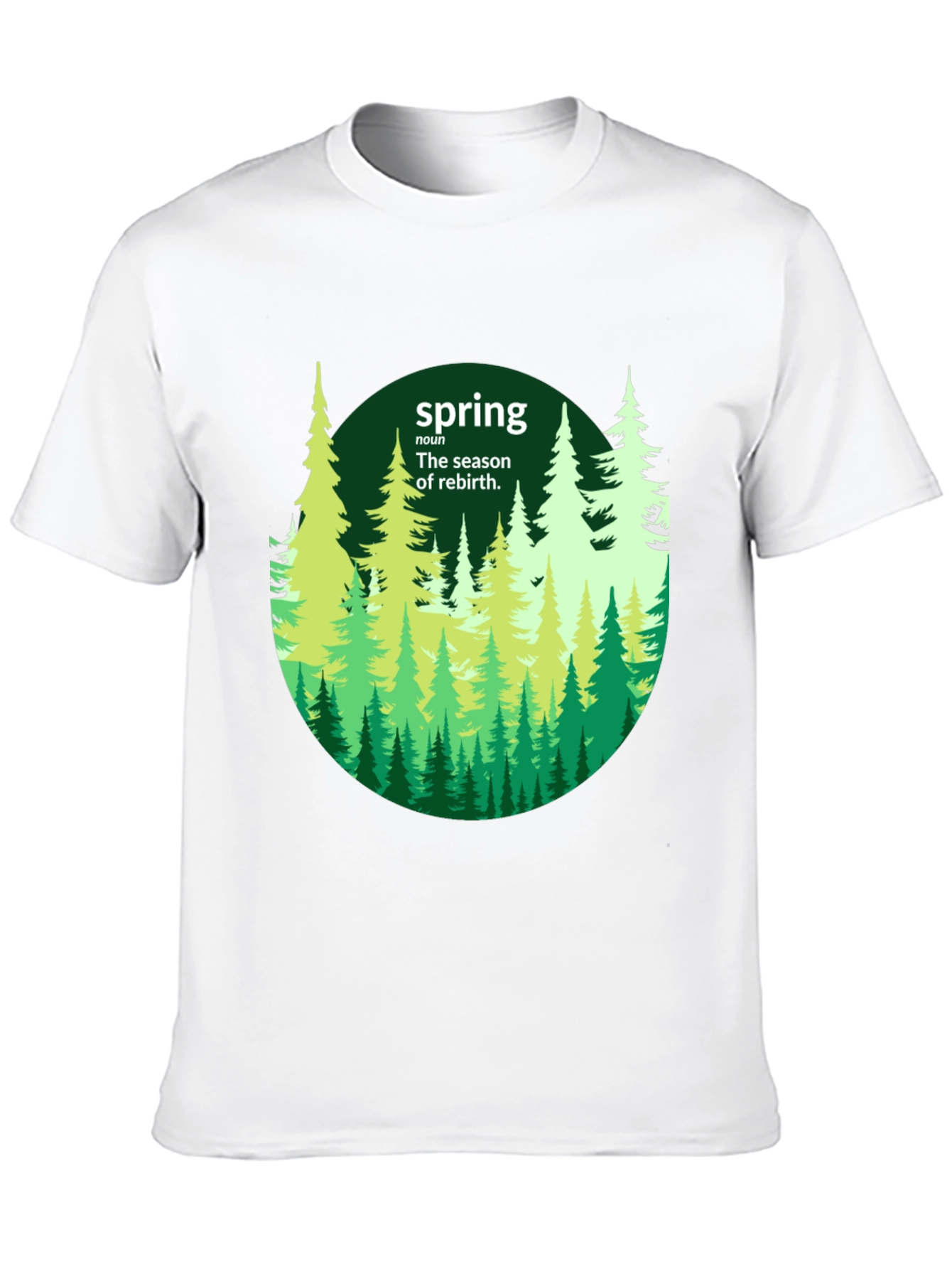 Spring Trees Graphic T-Shirt - Season of Rebirth