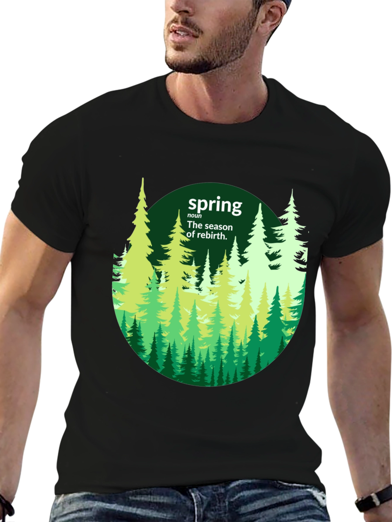 Spring Trees Graphic T-Shirt - Season of Rebirth