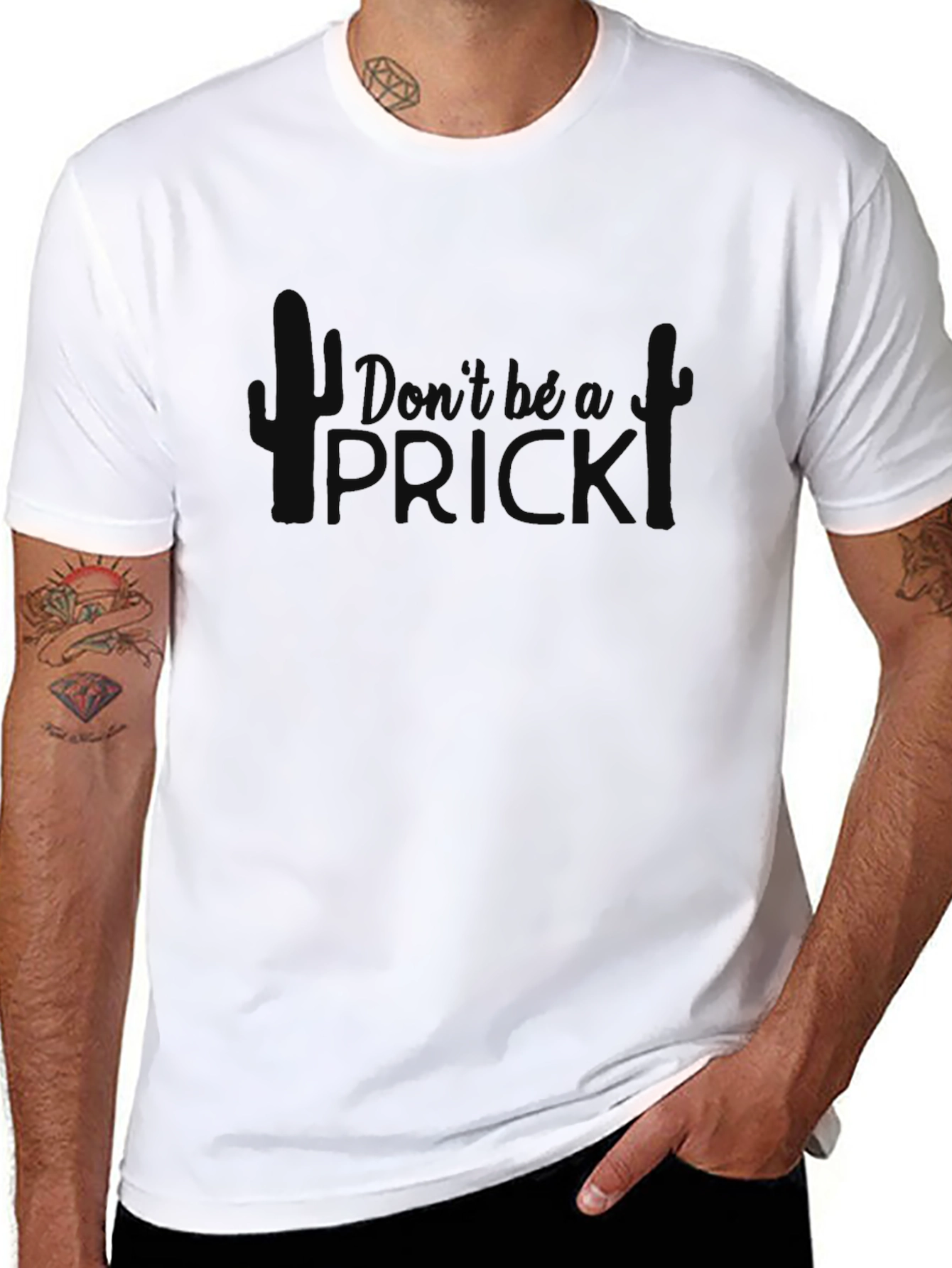 Dont Be A Prick Cactus Graphic Tee