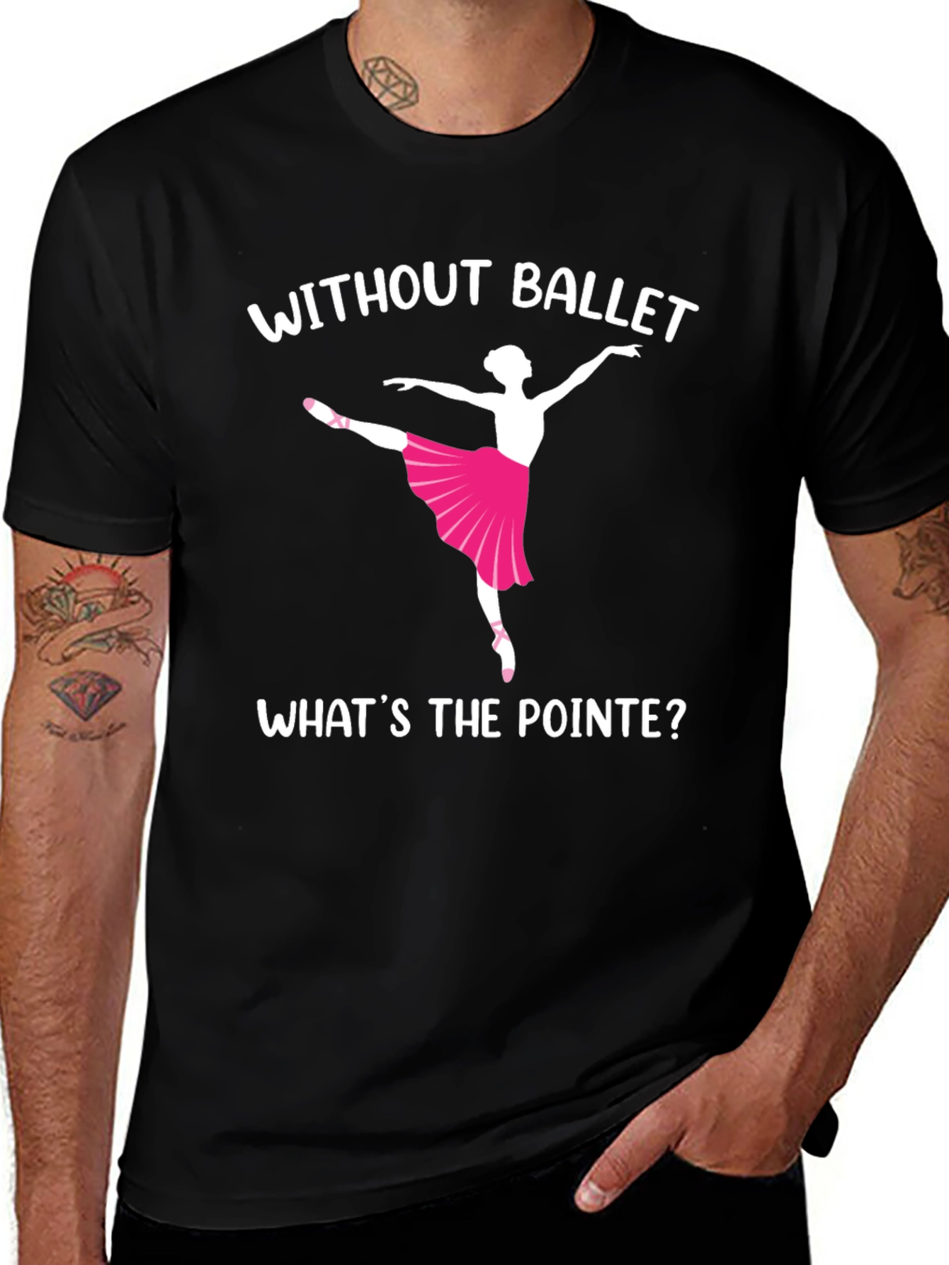 Ballet Dancer Graphic T-Shirt - Whats the Pointe?