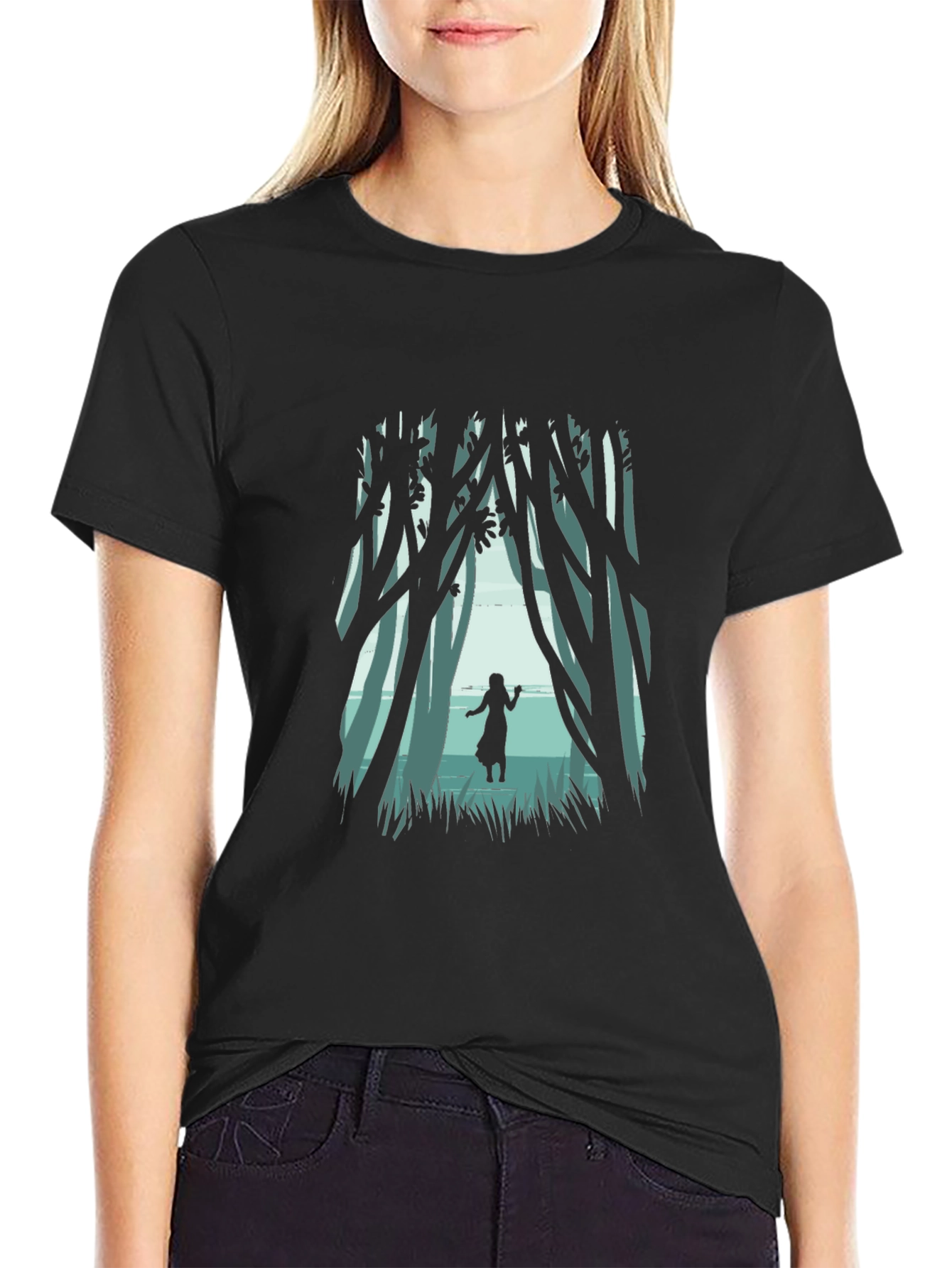 Mystic Forest Graphic Tee - Nature Inspired T-Shirt