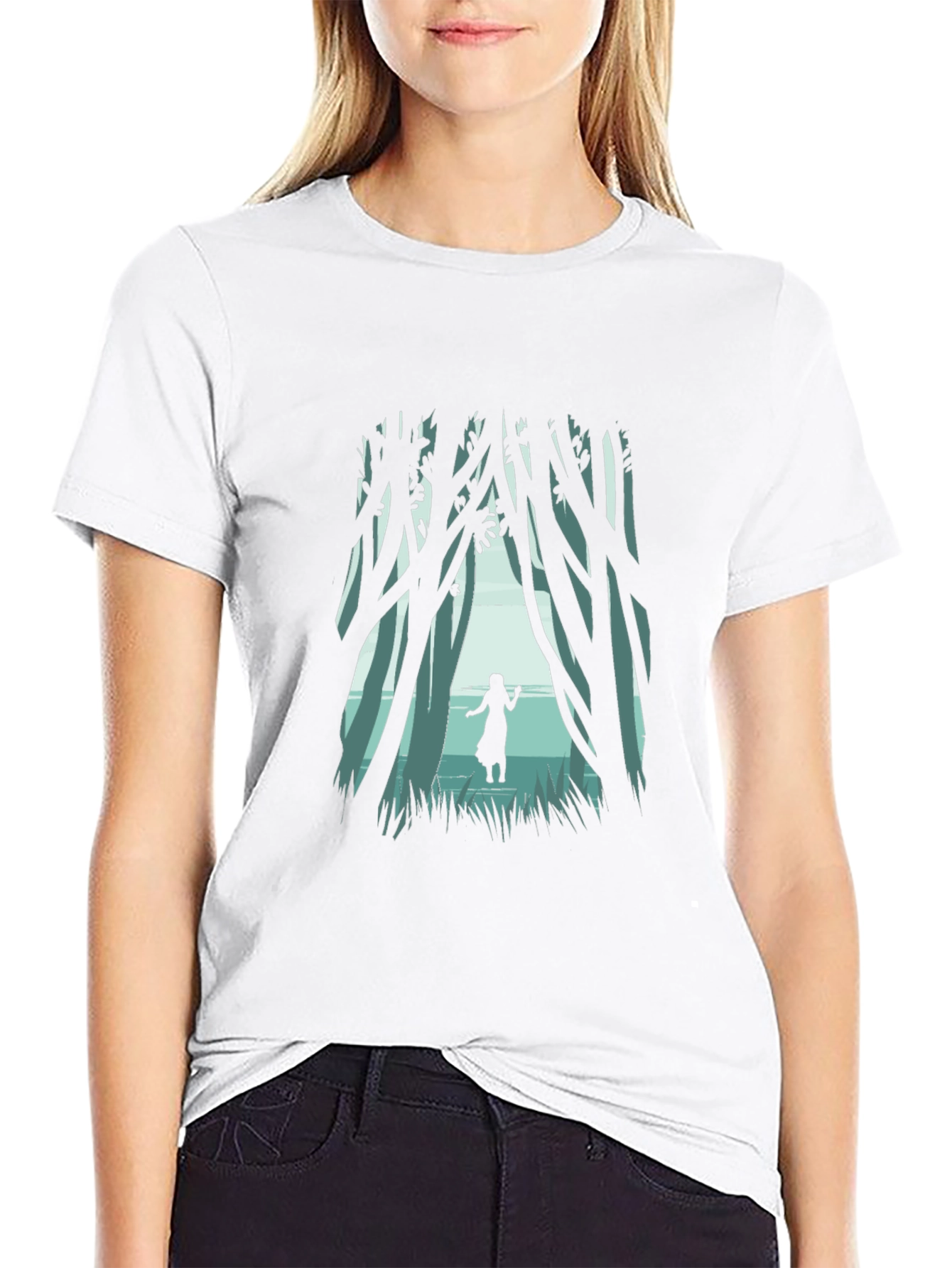 Mystic Forest Graphic Tee - Nature Inspired T-Shirt
