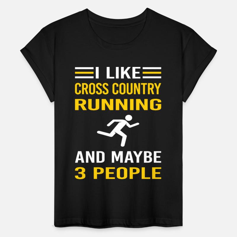 3 People Cross Country Running XC