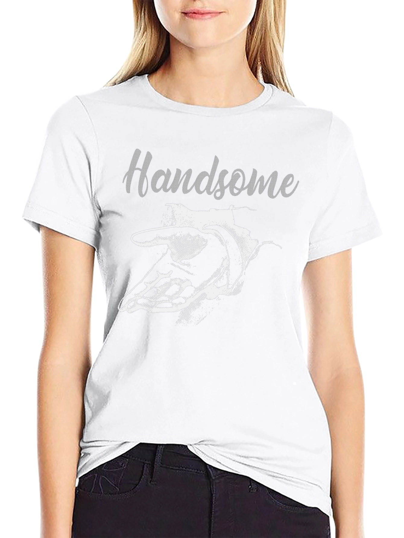 Abstract Hand Graphic Tee - Mens Black T-Shirt