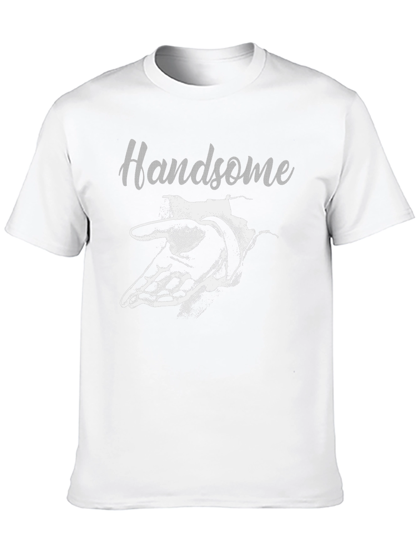 Abstract Hand Graphic Tee - Mens Black T-Shirt