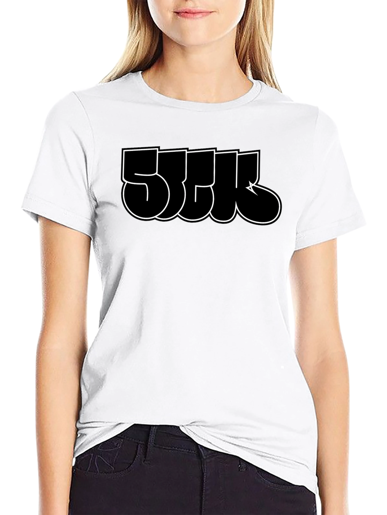 Bold Graffiti Style Graphic Tee