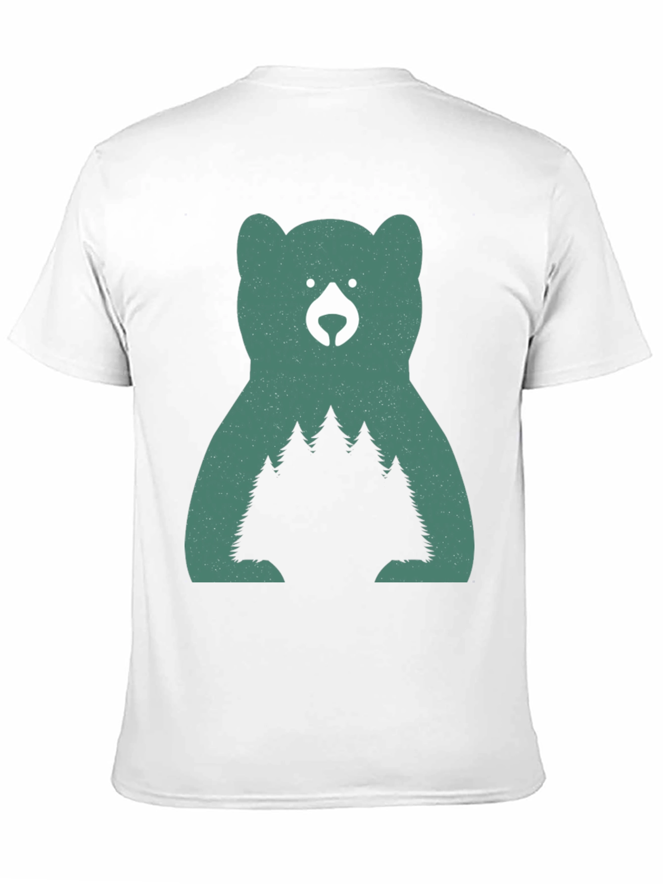 Nature Bear Graphic Tee - Black