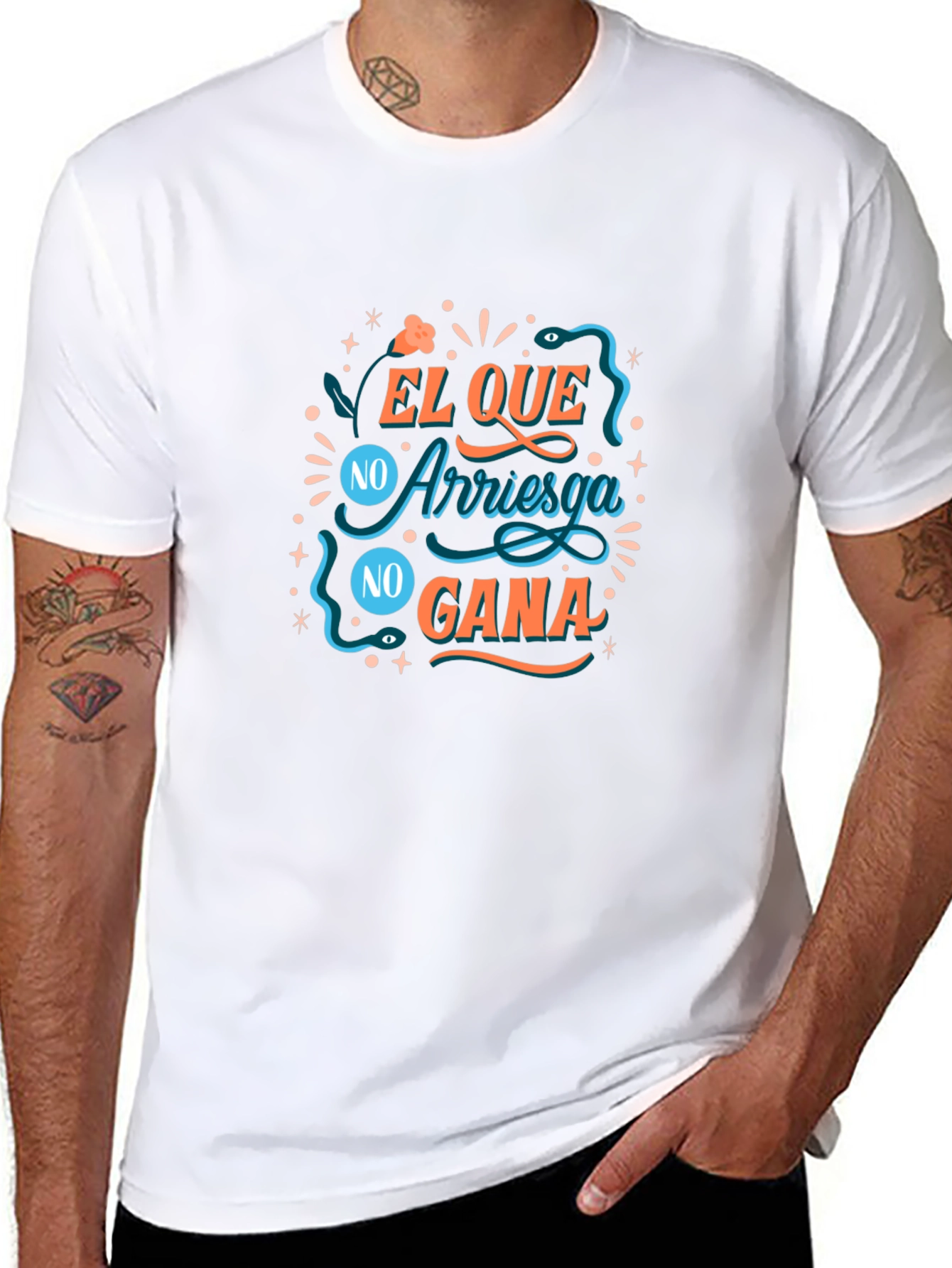 El Que No Arriesga No Gana Graphic Tee