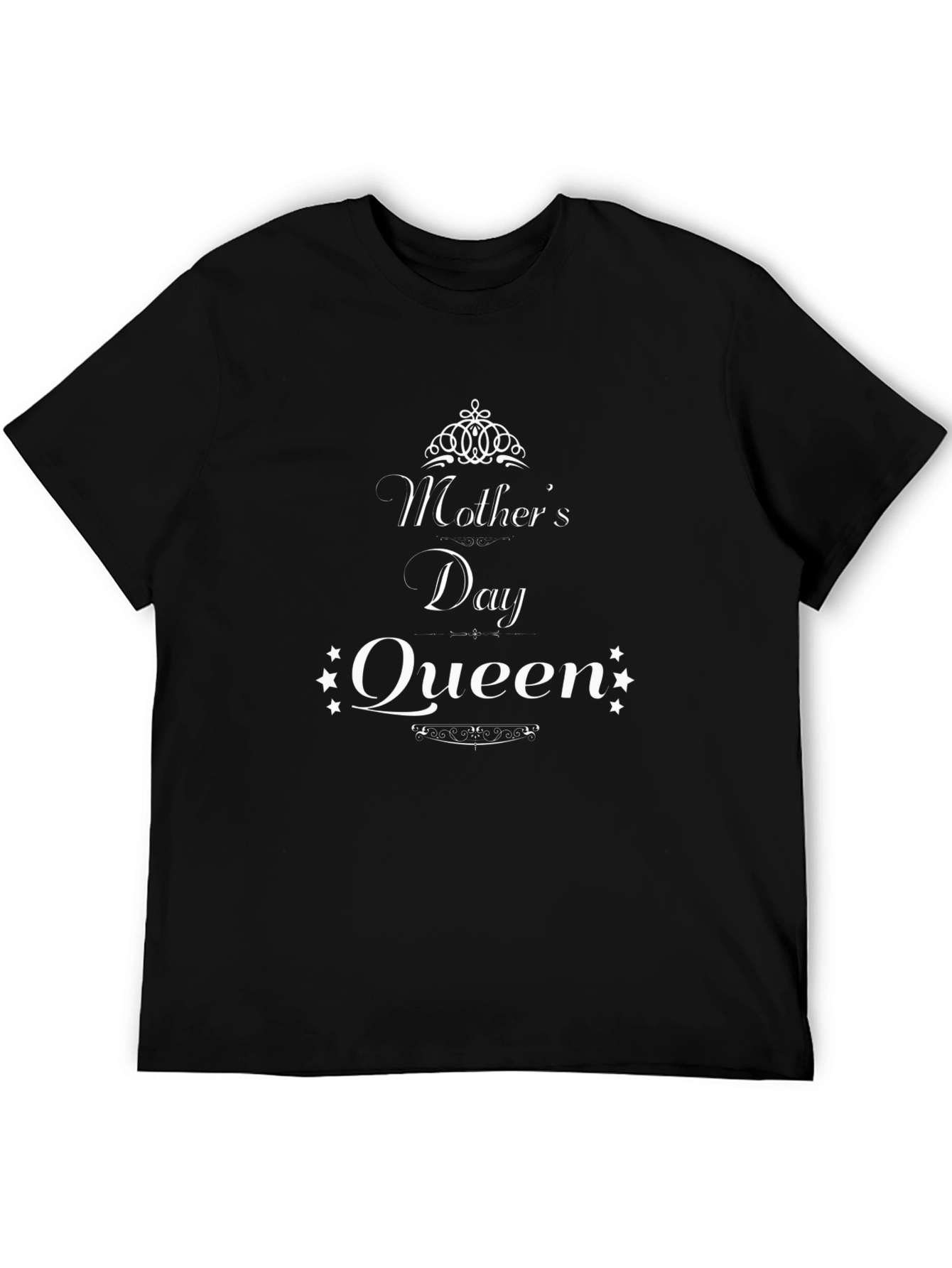 Mothers Day Queen T-Shirt - Black