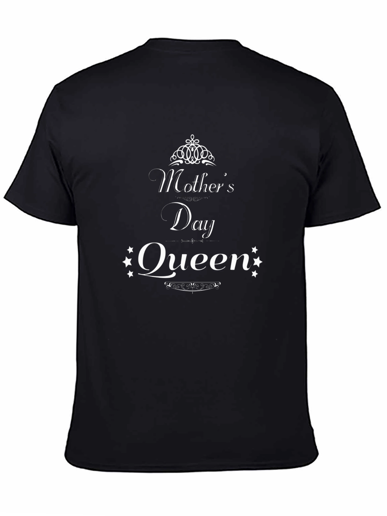 Mothers Day Queen T-Shirt - Black