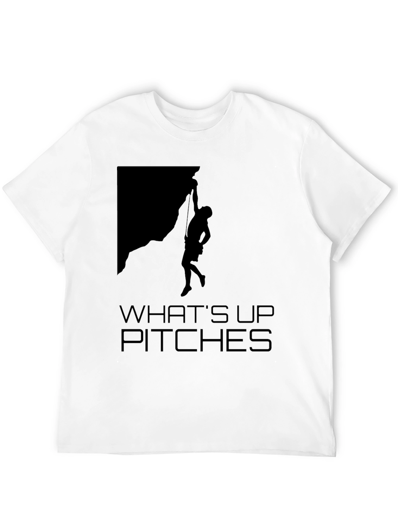 Whats Up Pitches Climbing T-Shirt
