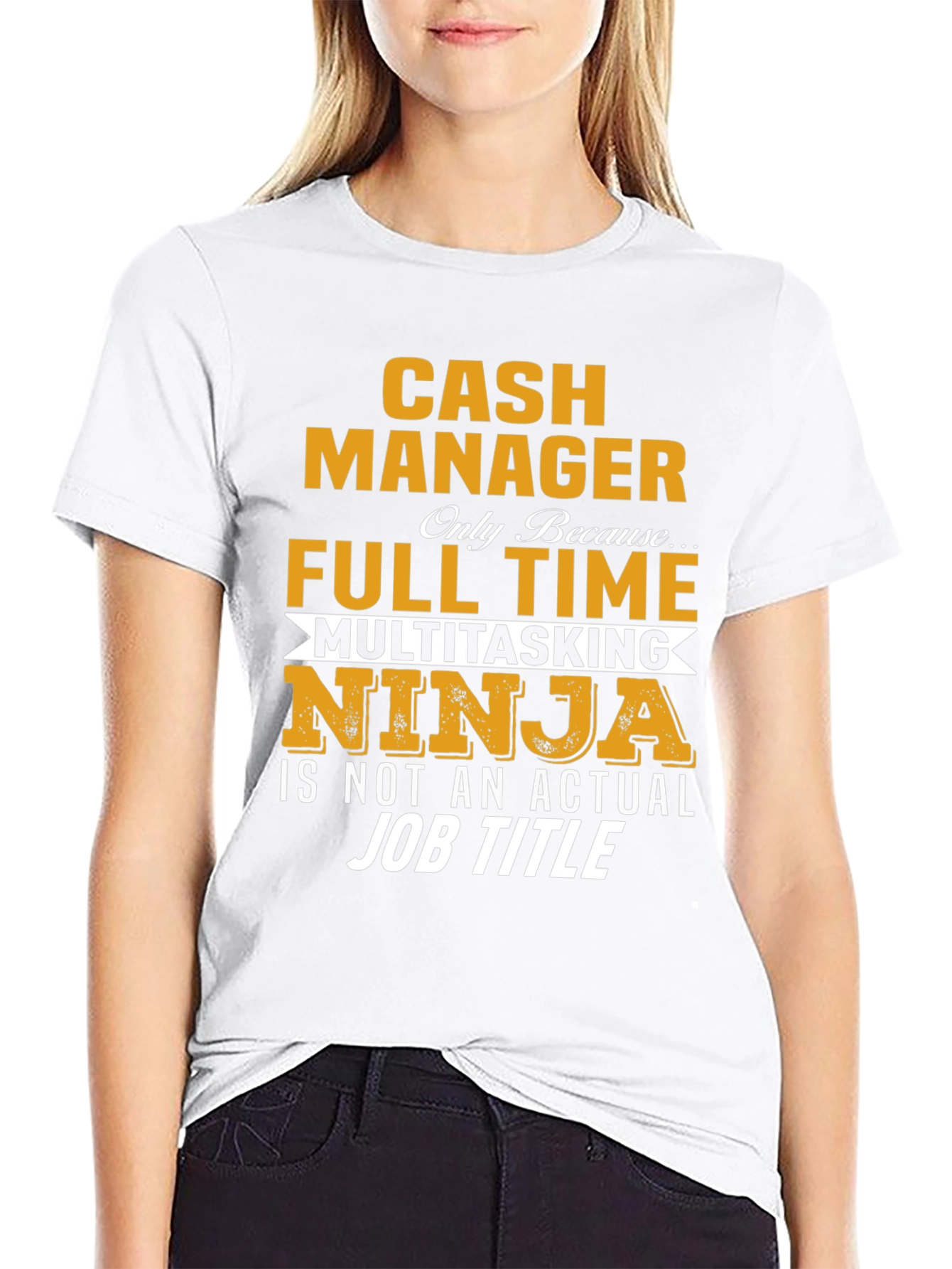 Cash Manager Full Time Ninja T-Shirt