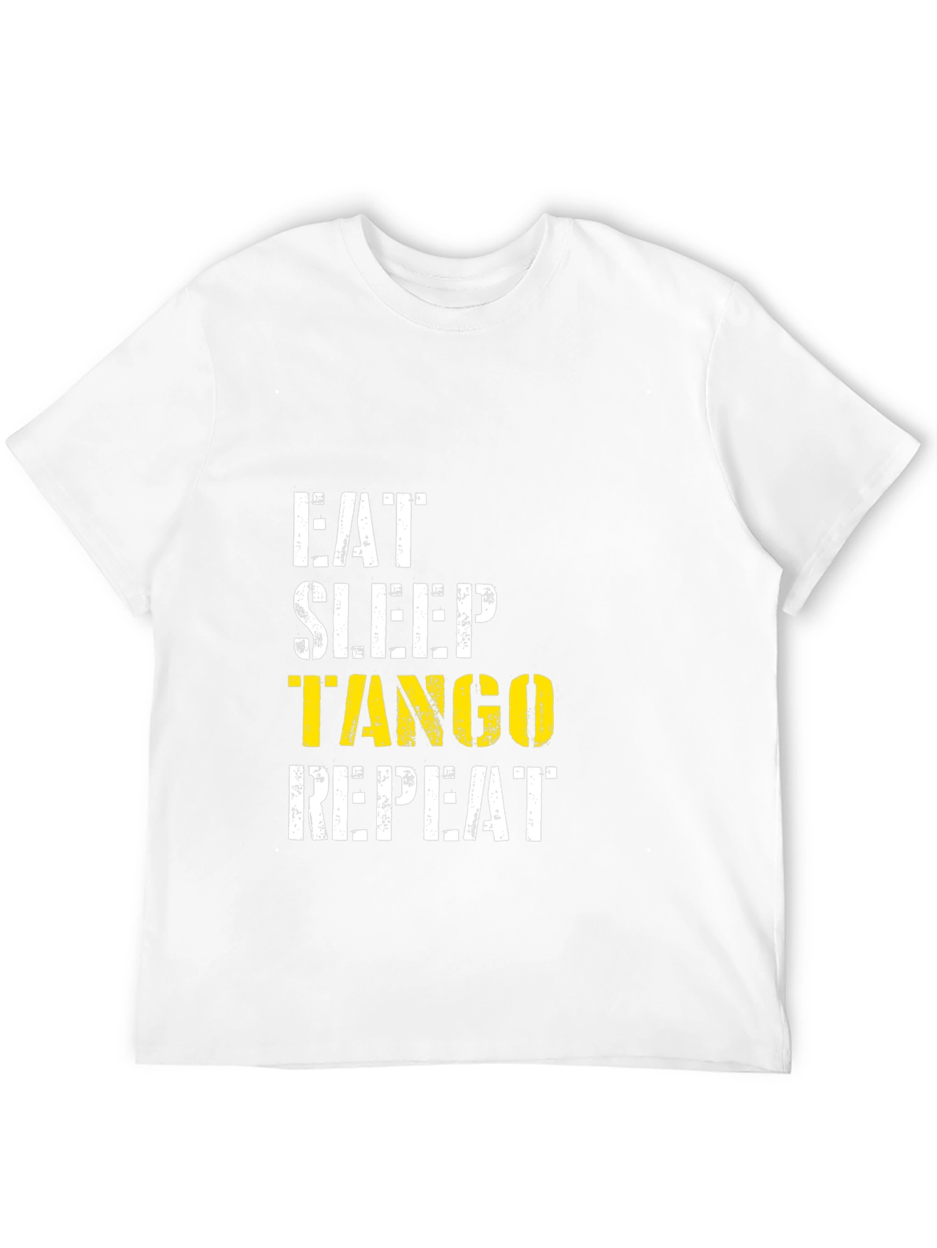 Eat Sleep Tango Repeat Black T-Shirt