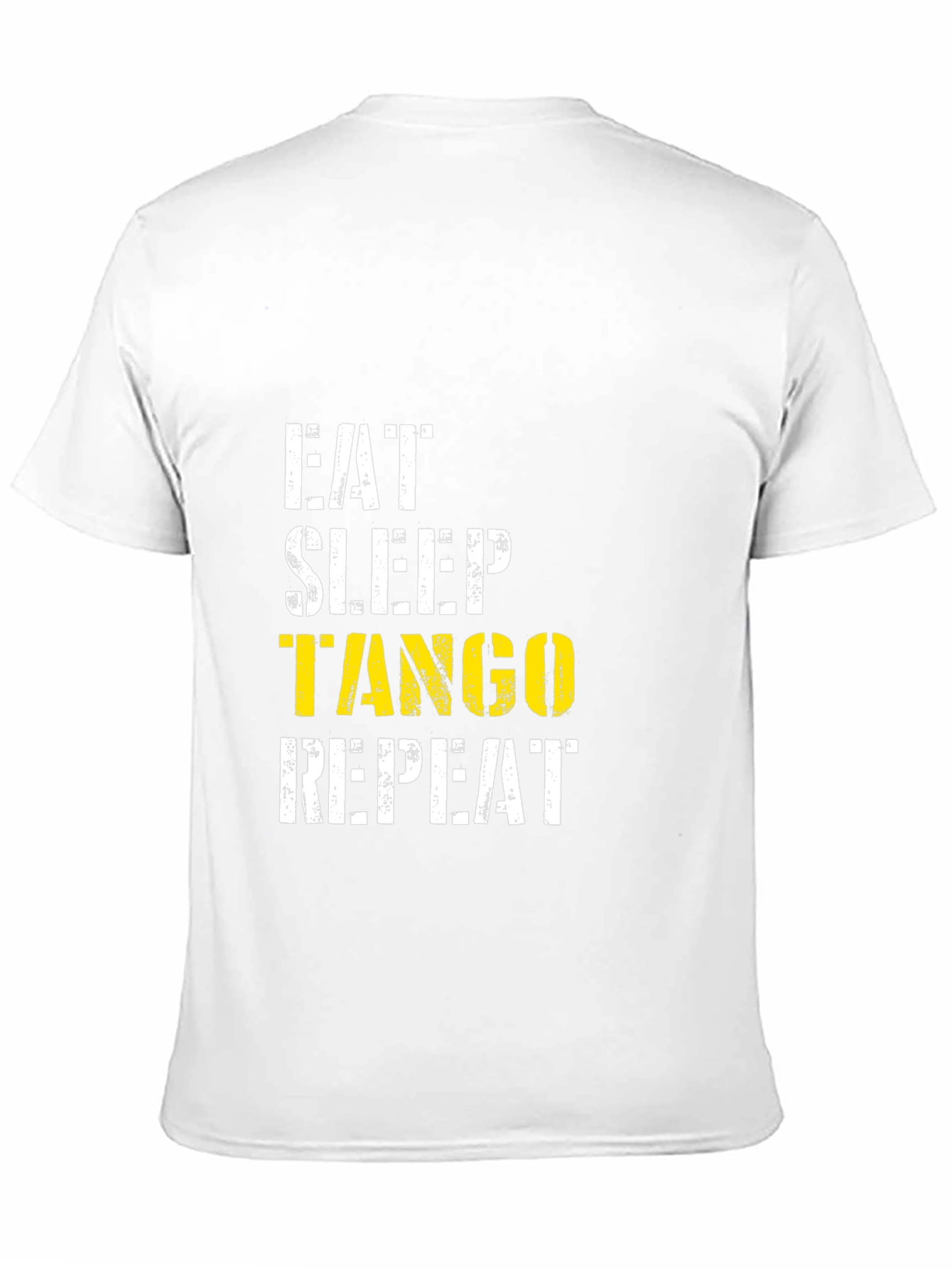 Eat Sleep Tango Repeat Black T-Shirt