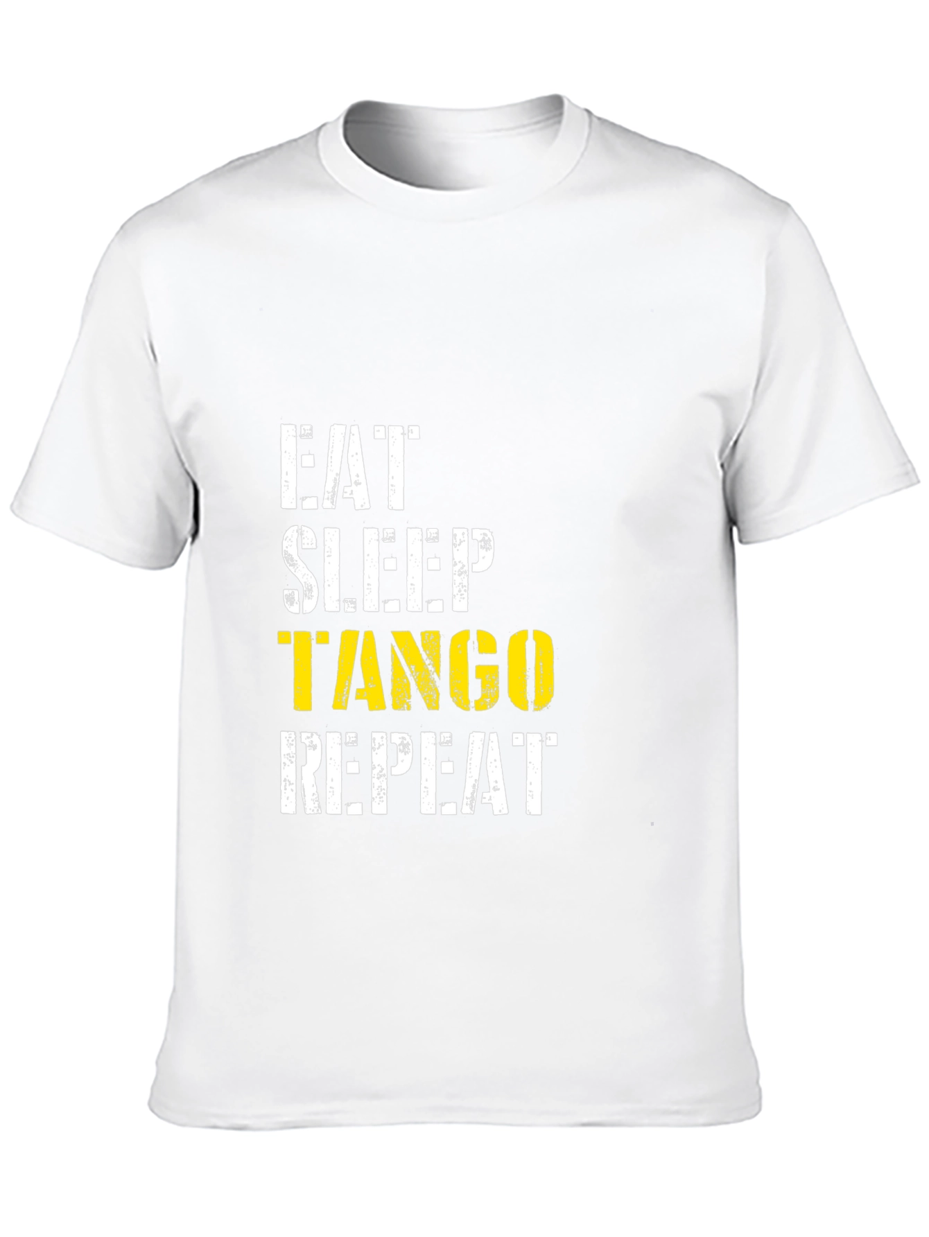 Eat Sleep Tango Repeat Black T-Shirt